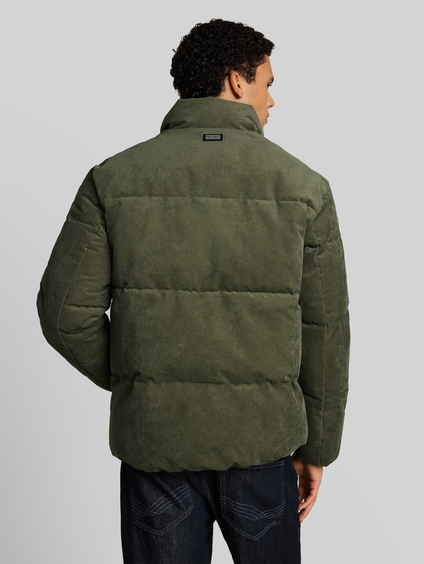 TOM TAILOR Denim Winterjacke Jacken Relaxed Fit Cord Pufferjacke – Bild 3 von 5