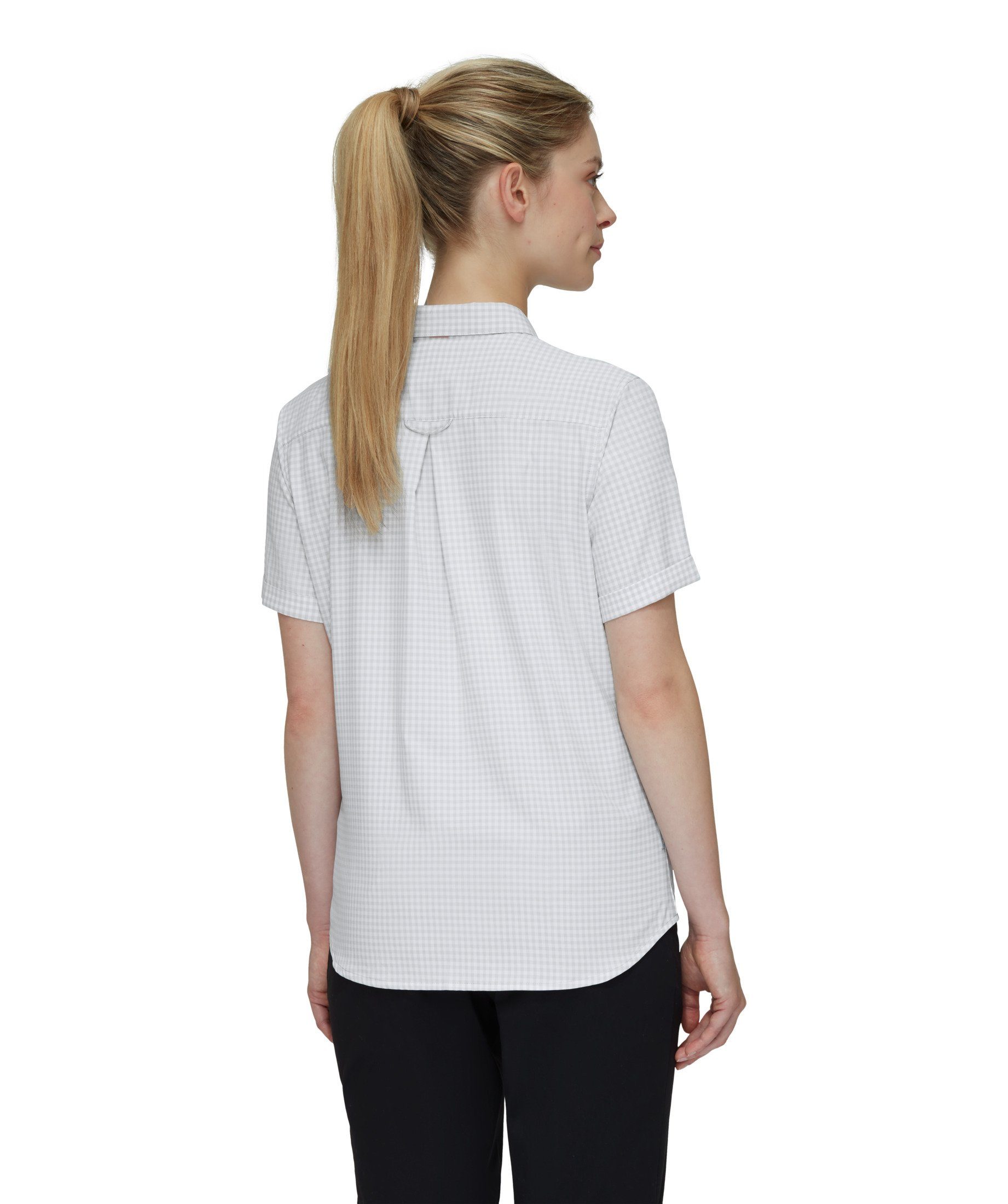 Shirt Women platinum-white Kurzarmhemd Aada Mammut leicht luftig -