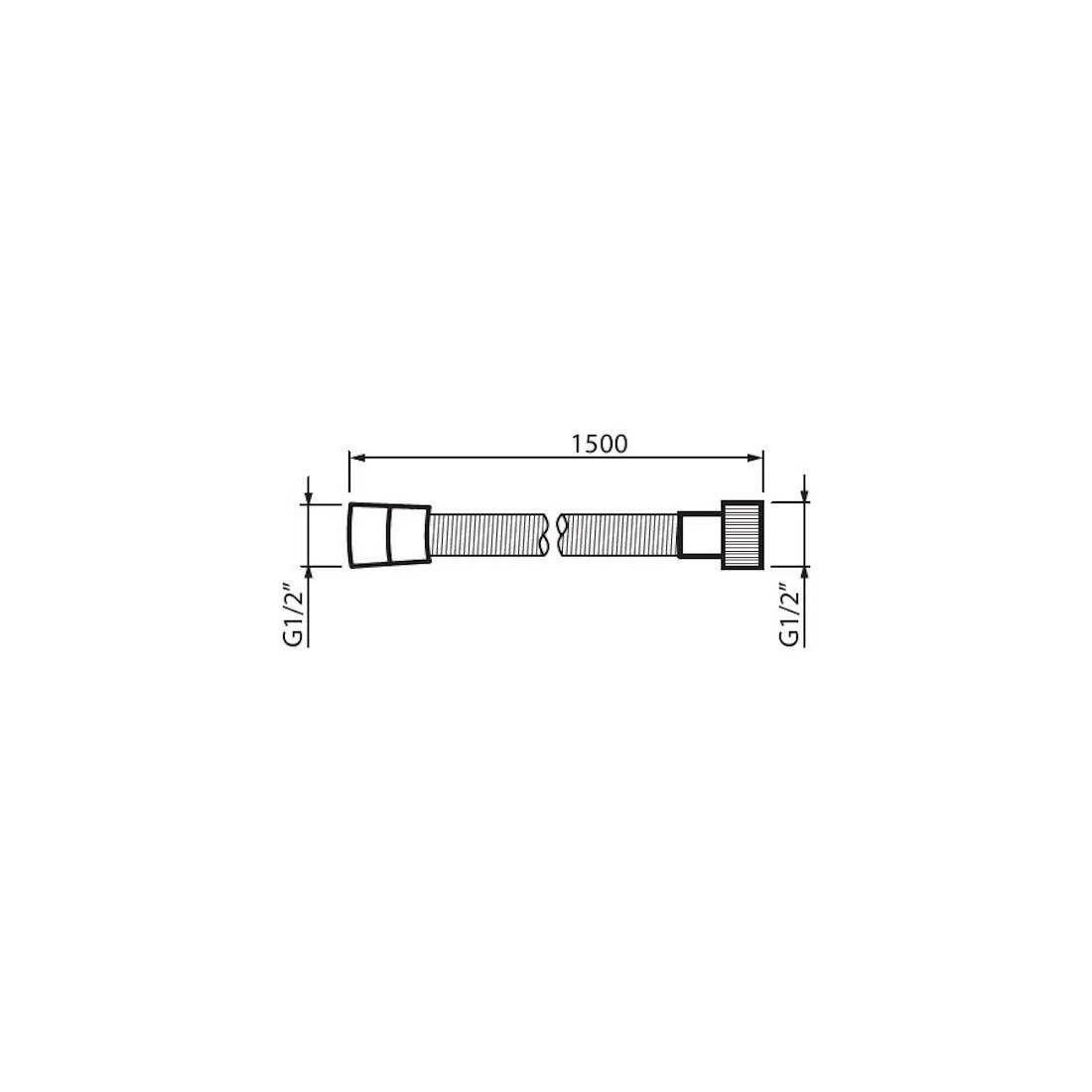 Thumbnail - TRIZERATOP Brauseschlauch Brauseschlauch CLASSIC 150cm Gold, (Brauseschlauch CLASSIC 150cm Gold)