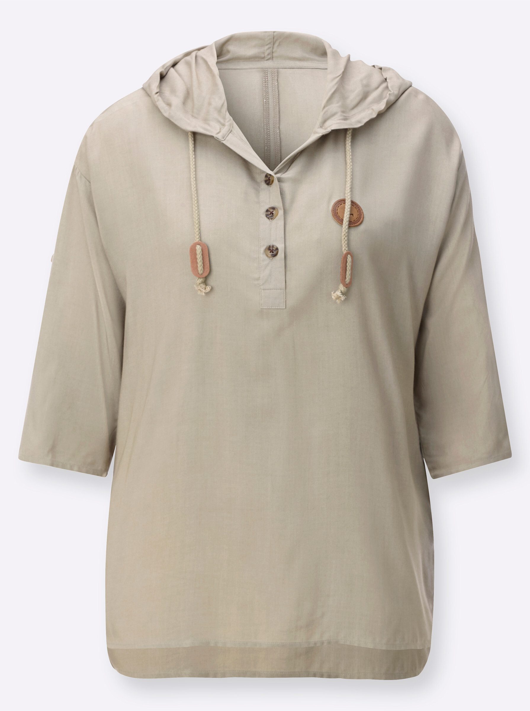 Witt Klassische Bluse Longbluse 3/4-Arm