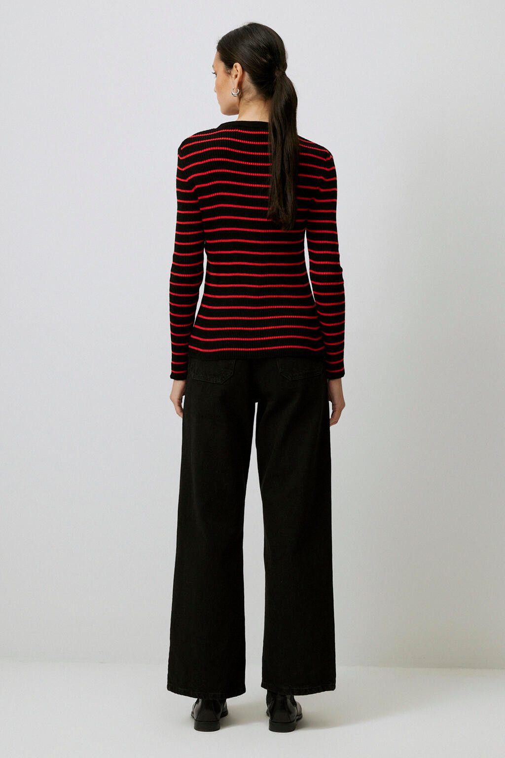 touche prive Sweatshirt GESTREIFTES RIPPSTRICKPULLOVER