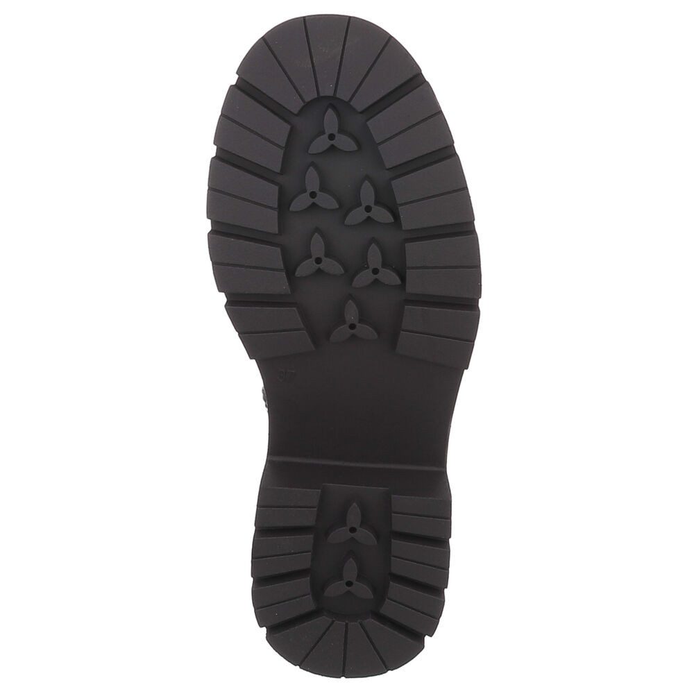 Ital-Design Langer Schnürstiefel für Damen – Komfortabel und stilvoll Plateaustiefel (90109827) Blockabsatz Stiefel in Braun