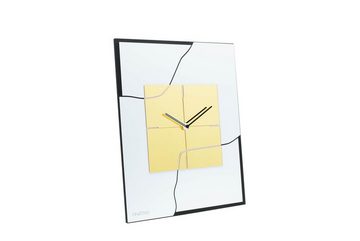ONZENO Wanduhr THE GOLDEN MEAN. 40x50.5x0.8 cm (handgefertigte Design-Uhr)