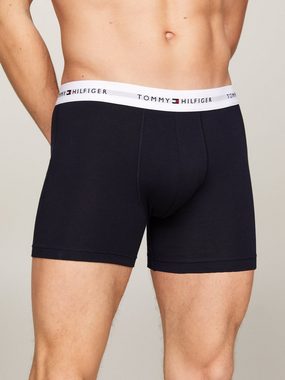 Tommy Hilfiger Underwear Boxer 3P BOXER BRIEF (Packung, 3-St., 3er-Pack) mit längerem Bein und Tommy Hilfiger Logo-Elastikbund