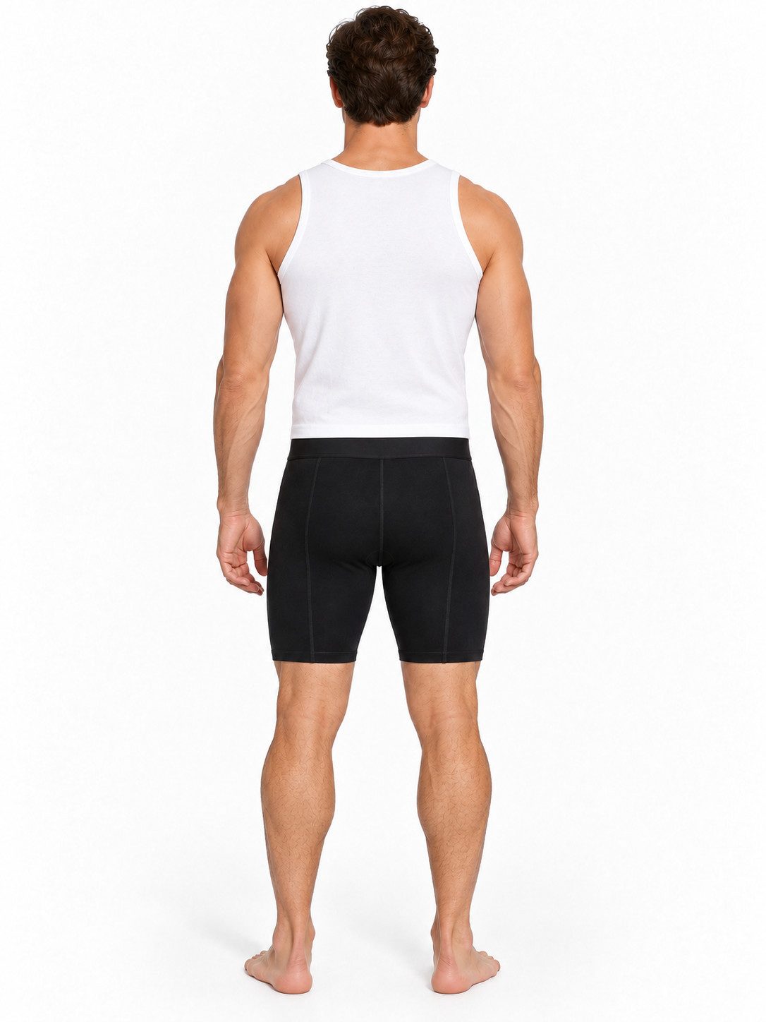 Tutku Elit Langer Boxer 3er-5er Pack Herren Boxershorts langes Bein – Schwarz, Weiß, Navy Blau (5-St) Langes Bein-Design - Elastische Taille – Bild 3 von 5