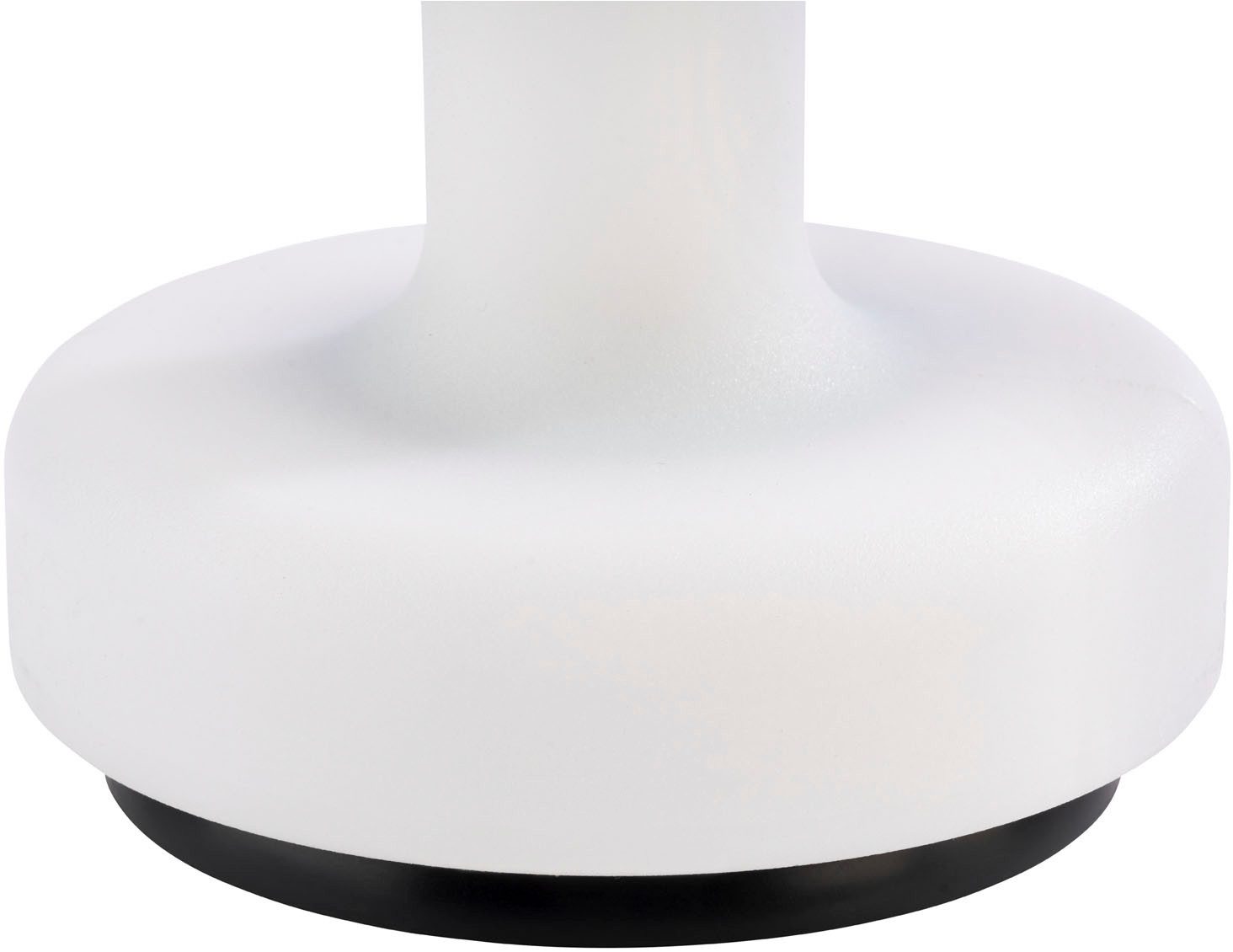 APS Tischleuchte Finn, CCT - über Fernbedienung, LED fest integriert, RGB, warmweiß - kaltweiß, kabellose Leuchte, inkl. Fernbedienung, IP 54 Spritzwassergeschützt