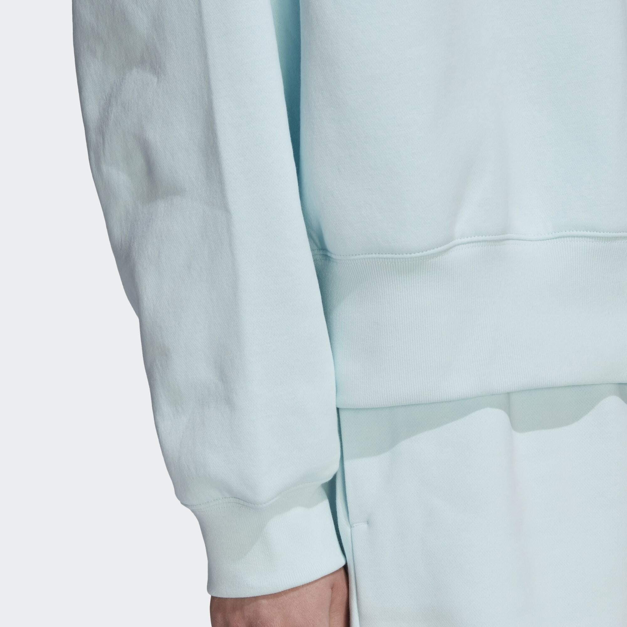 FLEECE Originals Langarmshirt Almost ESSENTIALS ADICOLOR SWEATSHIRT adidas Blue