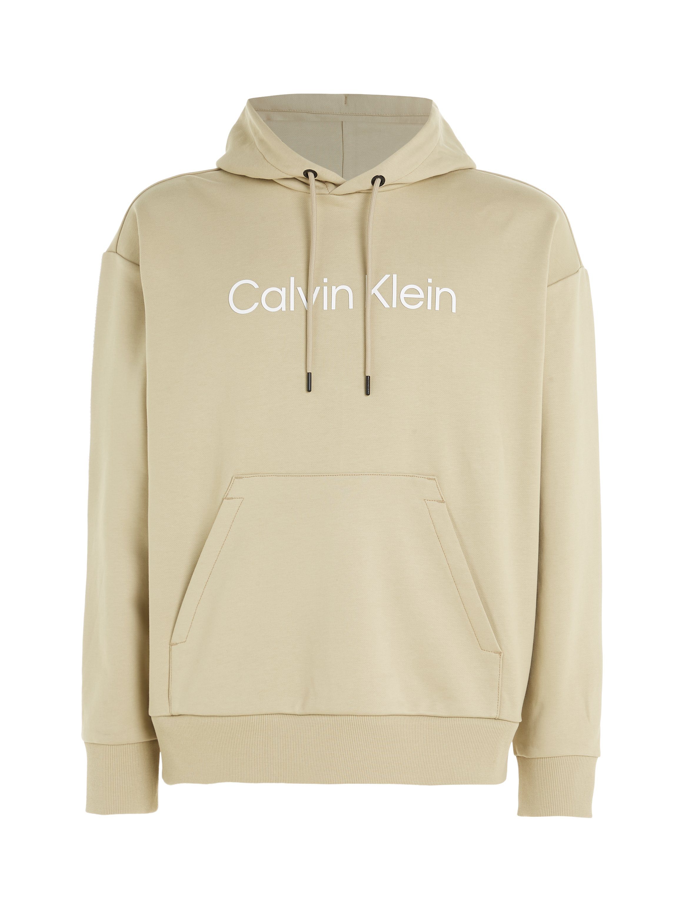 Calvin Klein HOODIE mit COMFORT LOGO HERO Logoschriftzug Kapuzensweatshirt Eucalyptus