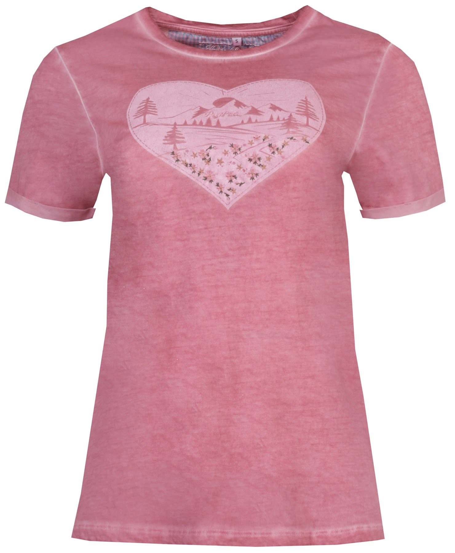 Rose Kurzarm-Shirt Palü W Damen Marktredwitz Palü Piz T-Shirt Piz