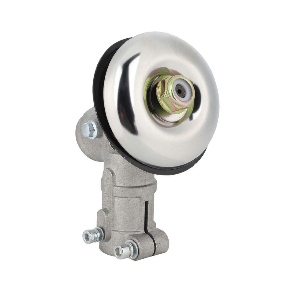 Trade-Shop Motorsensenmesser Universal Winkelgetriebe passend für Freischneider 9 Zahn 28mm Rohr (1-St), Gewinde: M10 x 1,25 (links), Ausführung: 9-Zahn Antriebswelle