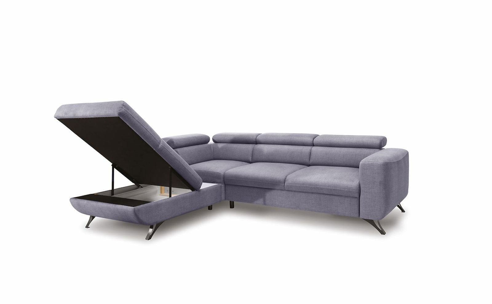Couch Bettfunktion Schlafcouch Moderne Ecksofa, Schlafsofa JVmoebel Sofa Polster