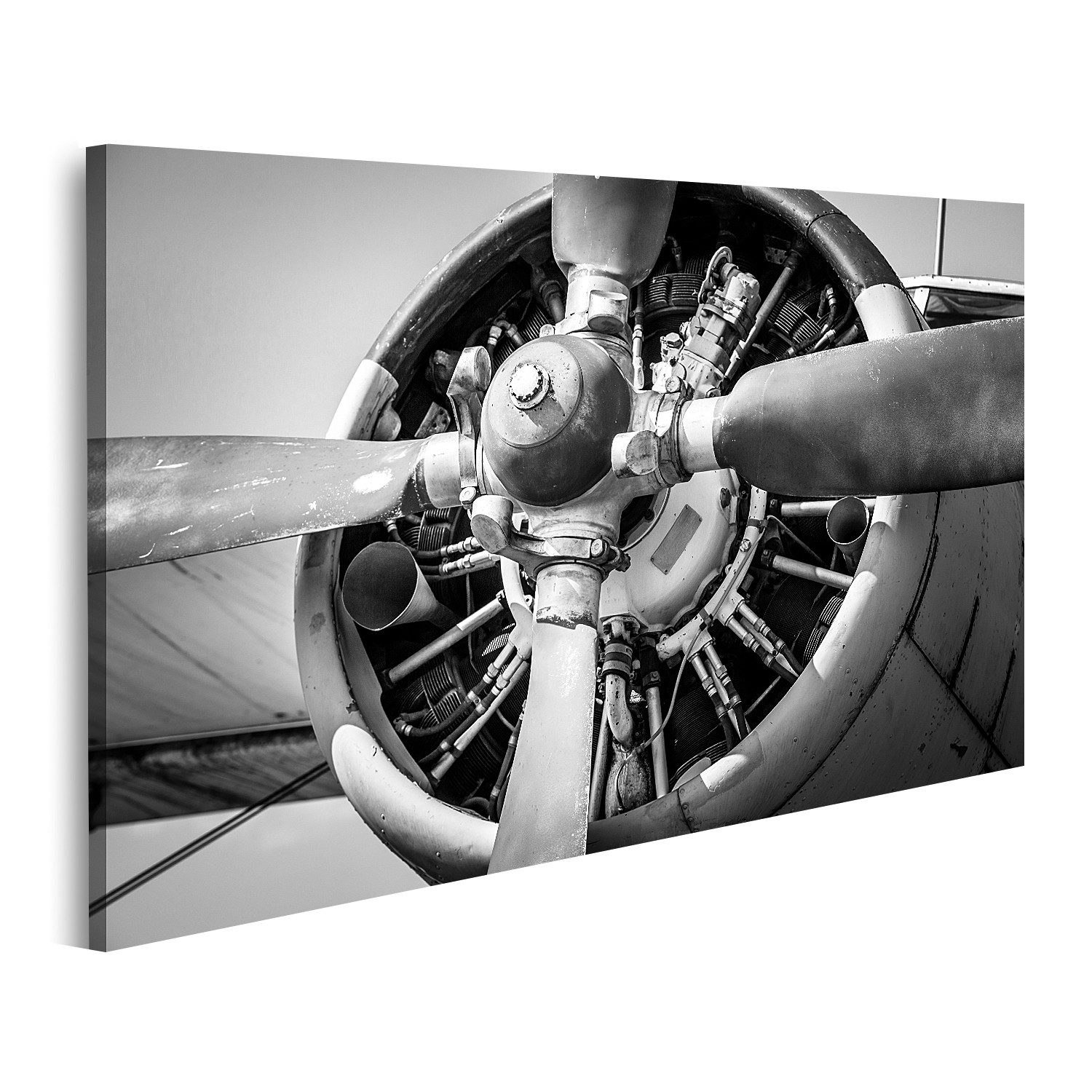 islandburner Leinwandbild Old Vintage Jet Engine Bilder