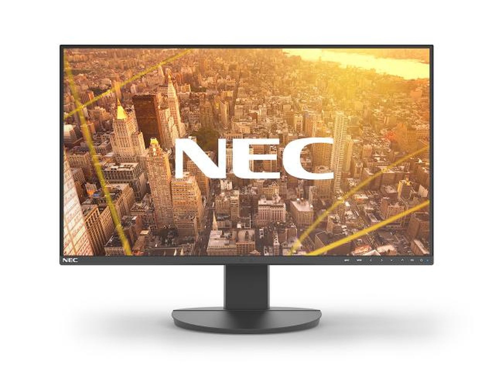 NEC MultiSync EA272F Black 68,58cm 27Zoll LCD with LED backlight 1920x1080 TFT-Monitor (1920 x 1080 px, Full HD, 6 ms Reaktionszeit, 60 Hz, AH-IPS, Lautsprecher, Höhenverstellbar)