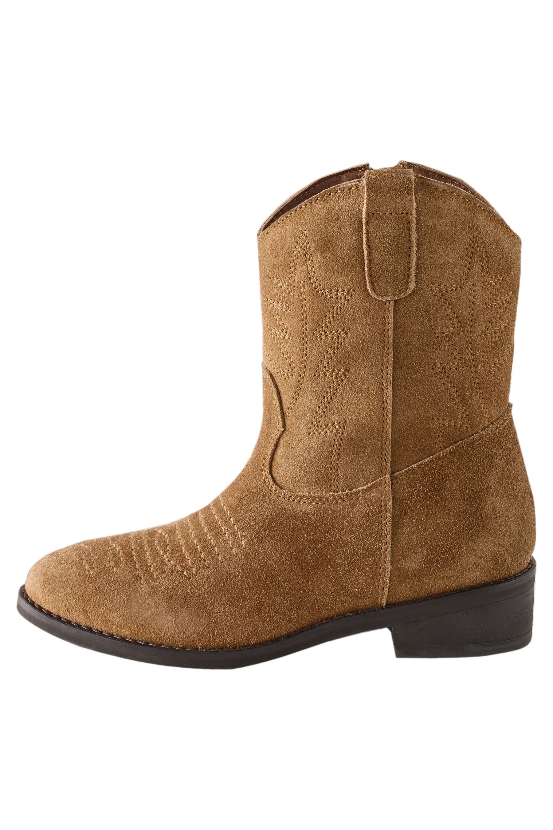 Next Cowboystiefel aus Veloursleder Westernstiefel