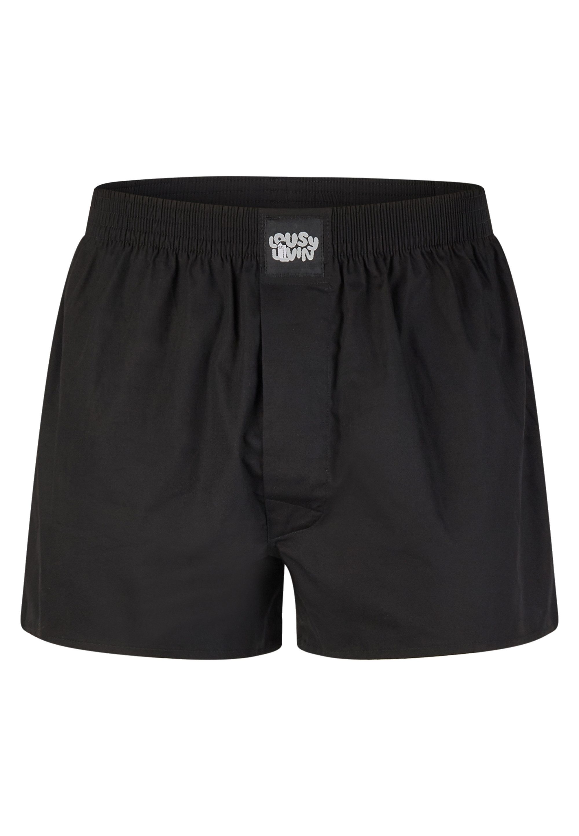 Lousy Livin Boxershorts Plain 5 Pack Boxershorts 5er-Pack mit lockerem Schnitt