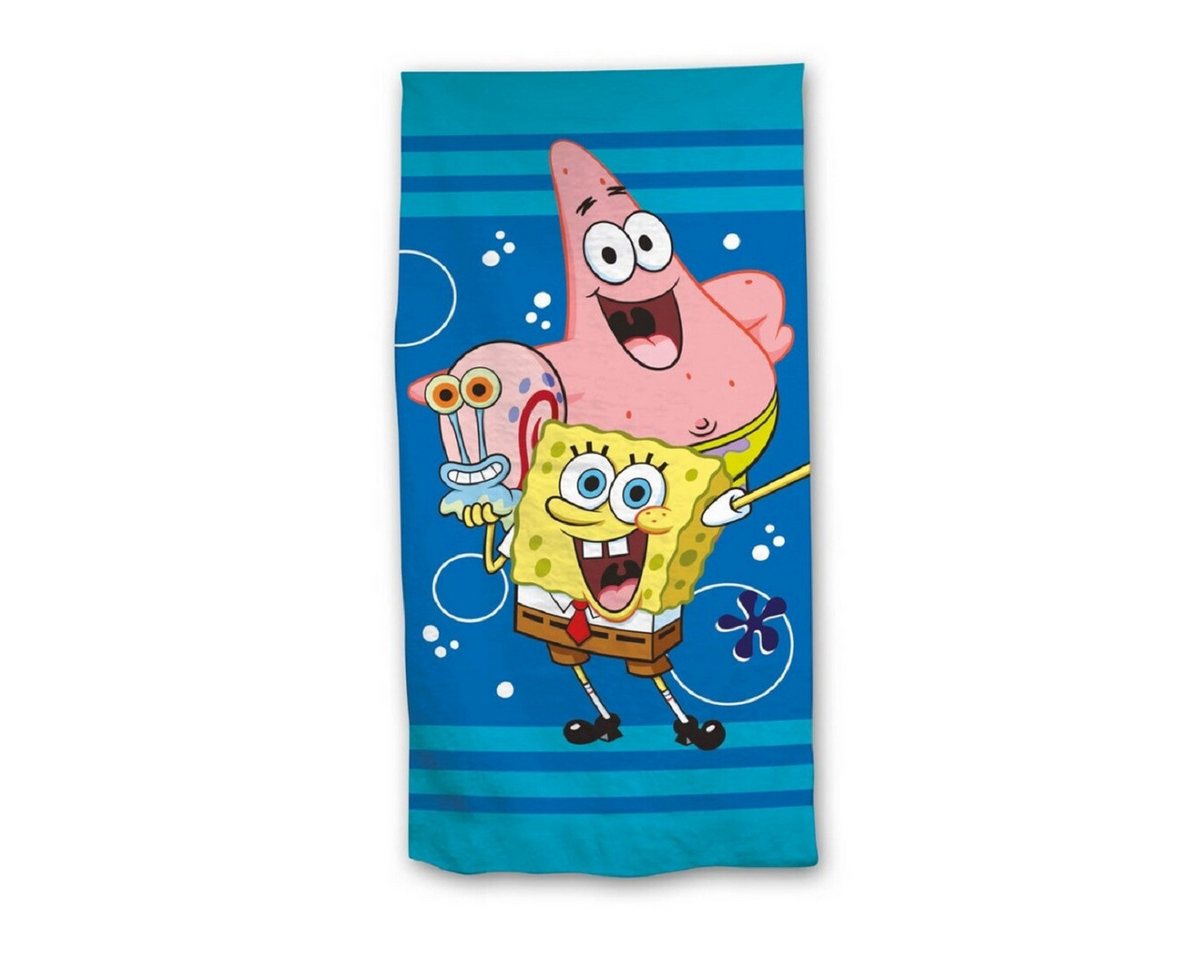 Spongebob Schwammkopf Strandtuch Badetuch 70 × 140 cm leicht und schnelltrocknend