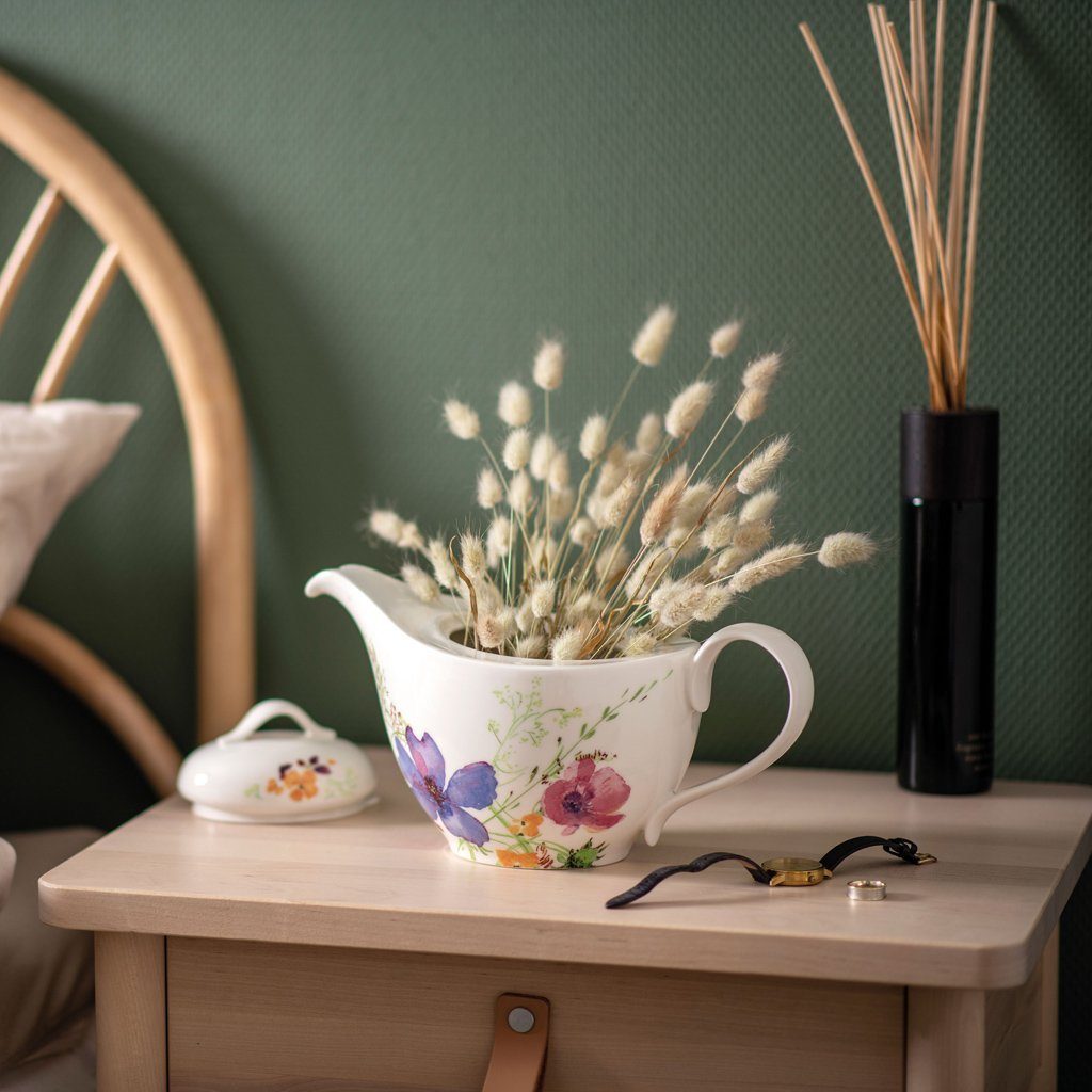 Villeroy & Boch Teekanne Mariefleur Teekanne, (1-St), Premium Porcelain, mikrow.- & spülm.sicher, Made in Germany