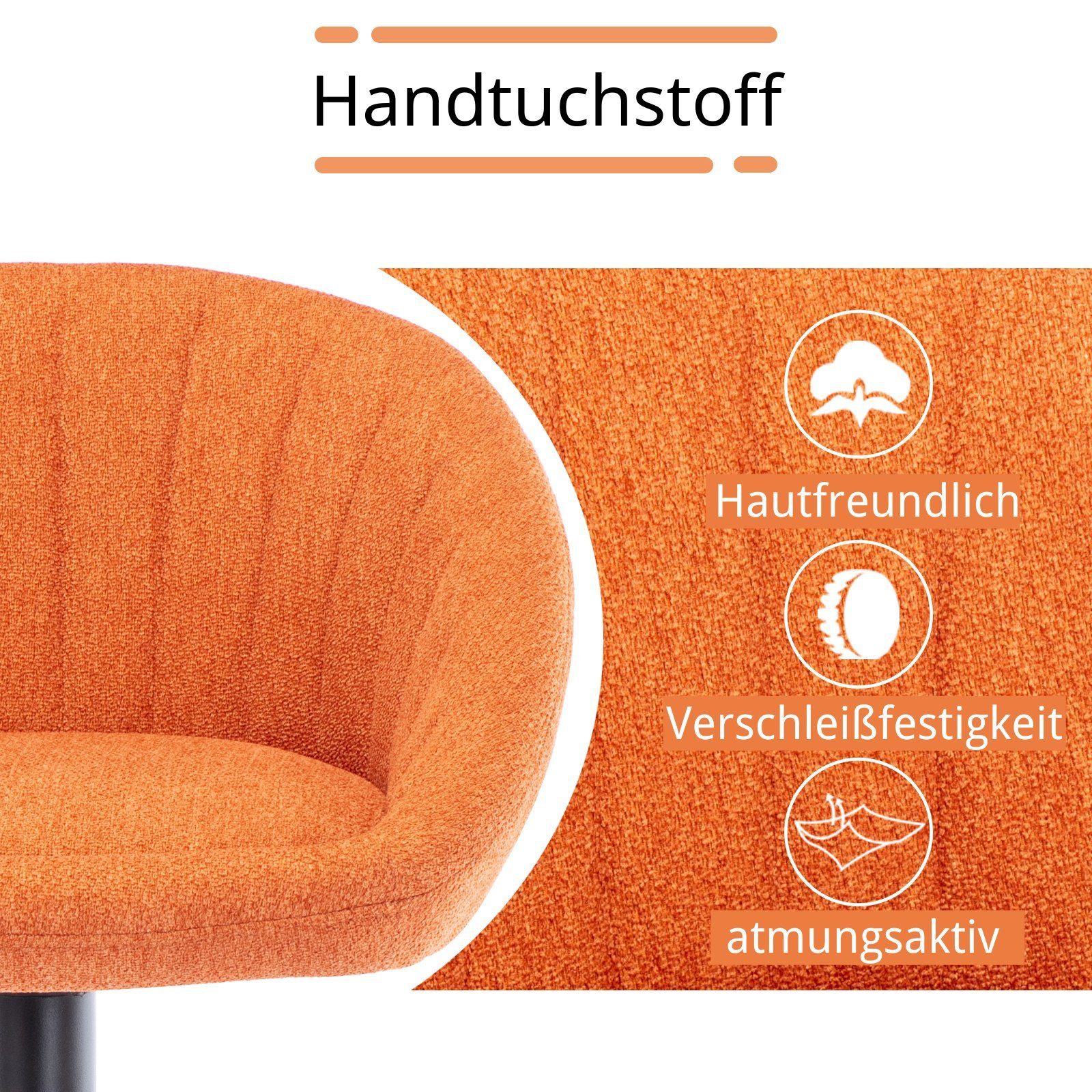 WAHSON OFFICE CHAIRS Barhocker höhenverstellbar drehbar günstig online kaufen