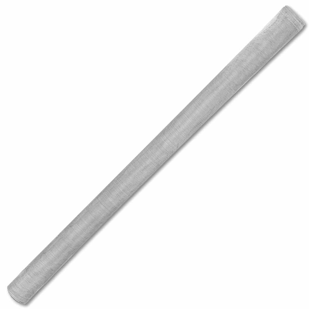 vidaXL Gartenzaun Fliegengitter Aluminium 100x500 cm Silbern, (1-St) – Bild 4 von 5