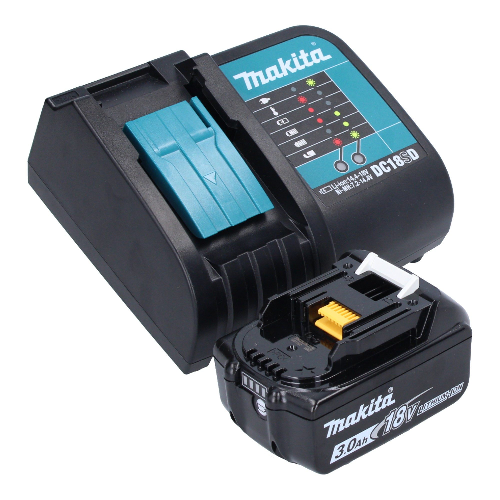Makita Akku-Handstaubsauger DCL 180 SFO Akku Staubsauger 18 V 0,65 l Olive Outdoor Adventure