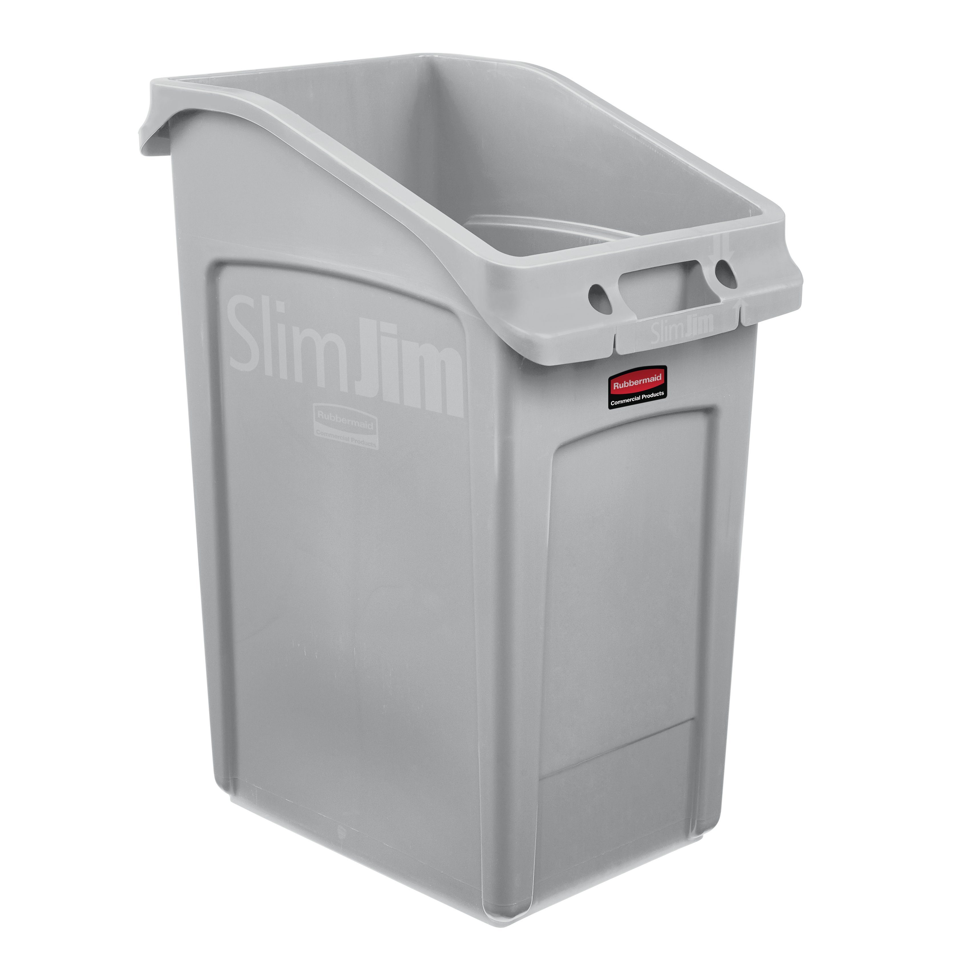 Rubbermaid Mülltrennsystem Rubbermaid Slim Jim® Untertischbehälter 87 l, grau
