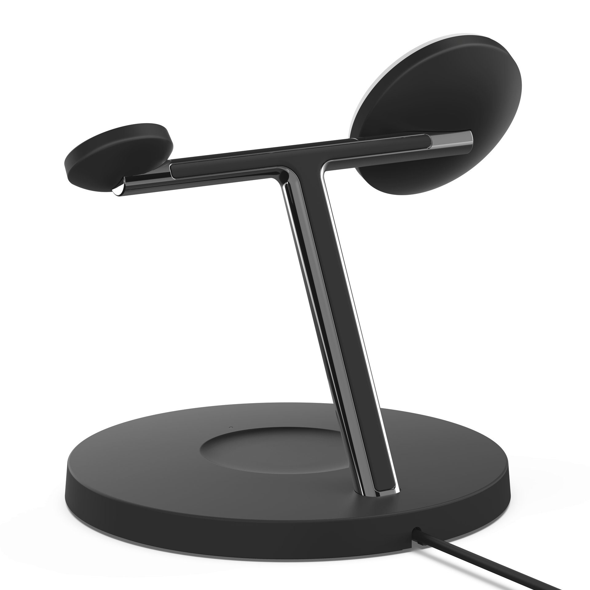 Belkin Belkin drahtloses 3-in-1 MagSafe Ladegerät Wireless Charger (inkl. Netzteil kompatibel für iPhone der Serie 15/14/13/12, für iPhone, Apple Watch und AirPods, Wireless Ladestation/Ladeständer)