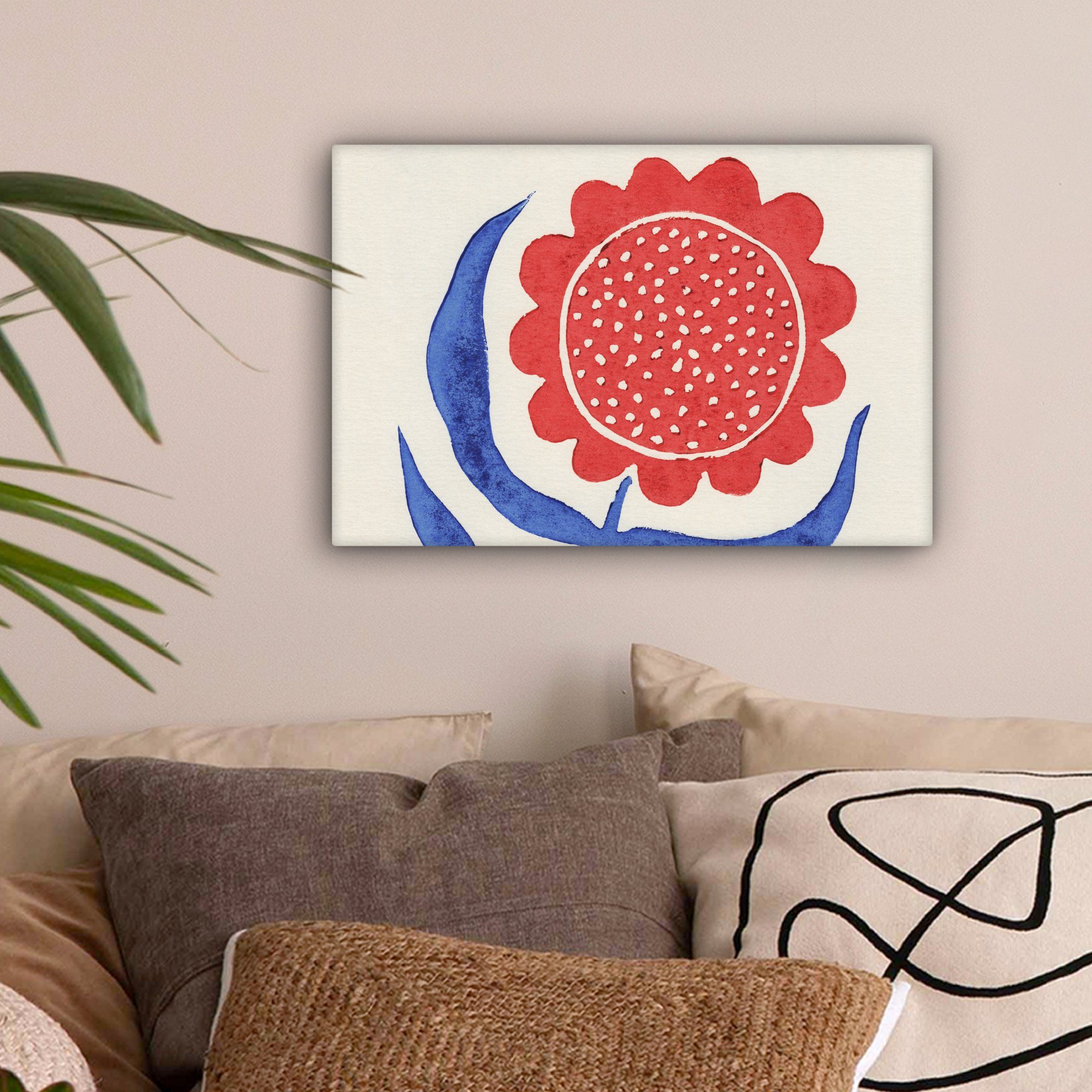 OneMillionCanvasses® Leinwandbild Blume - Pflanze - günstig online kaufen