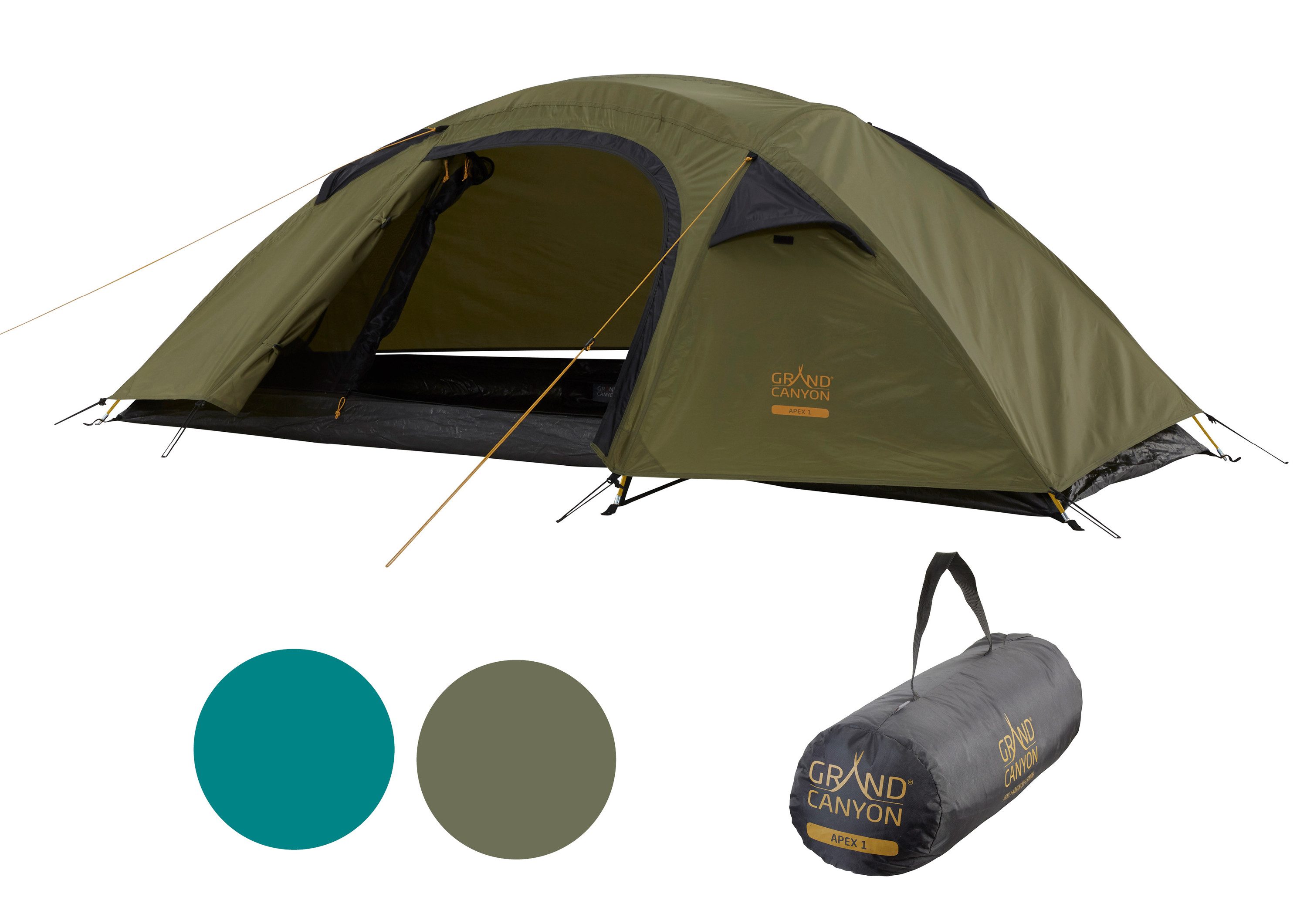 GRAND CANYON Bikerzelt APEX 1 ALU, Personen: 1 (1 tlg)