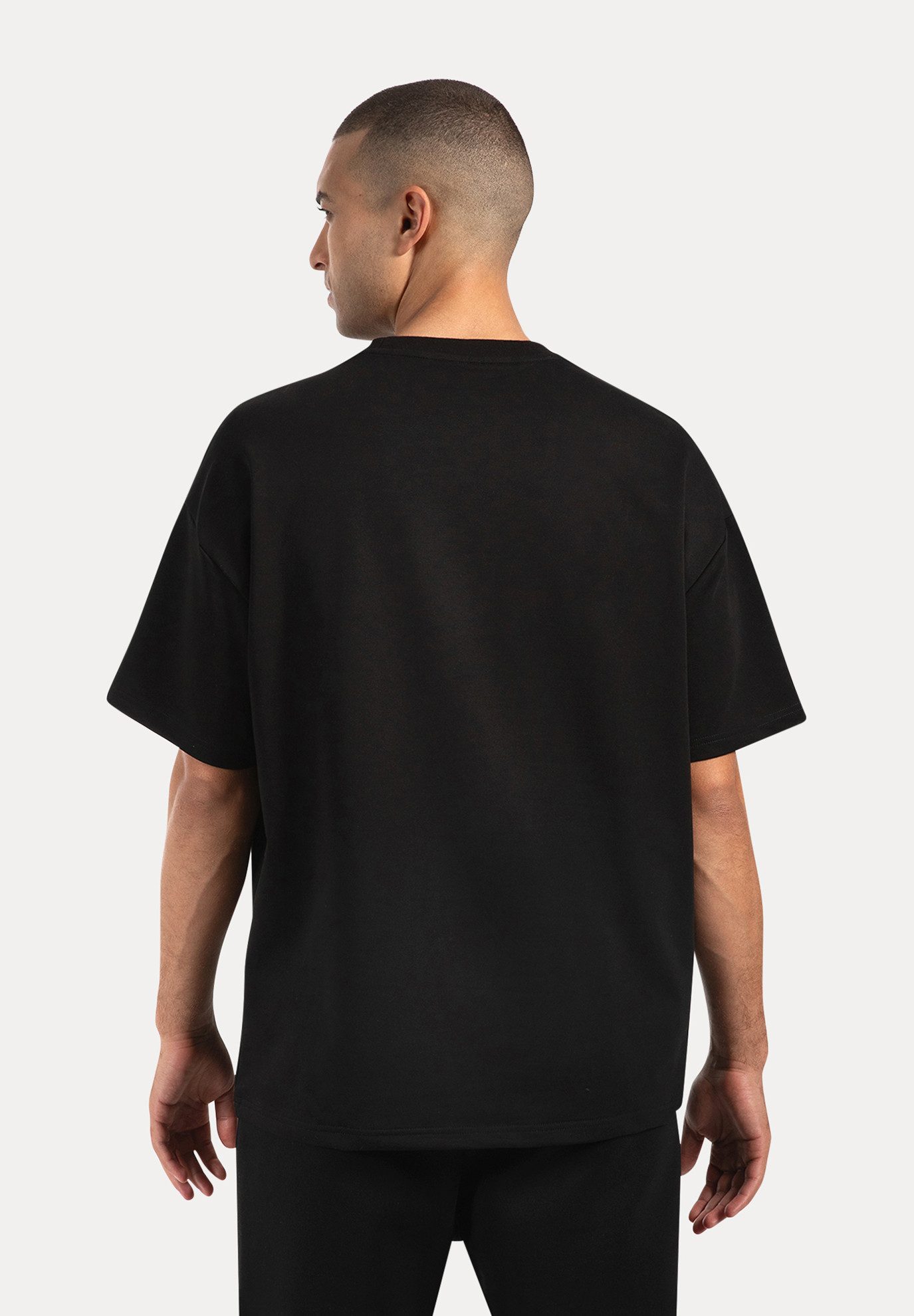 Smilodox T-Shirt Kayson, Locker geschnittenes Oversize Shirt mit Retro Fron günstig online kaufen