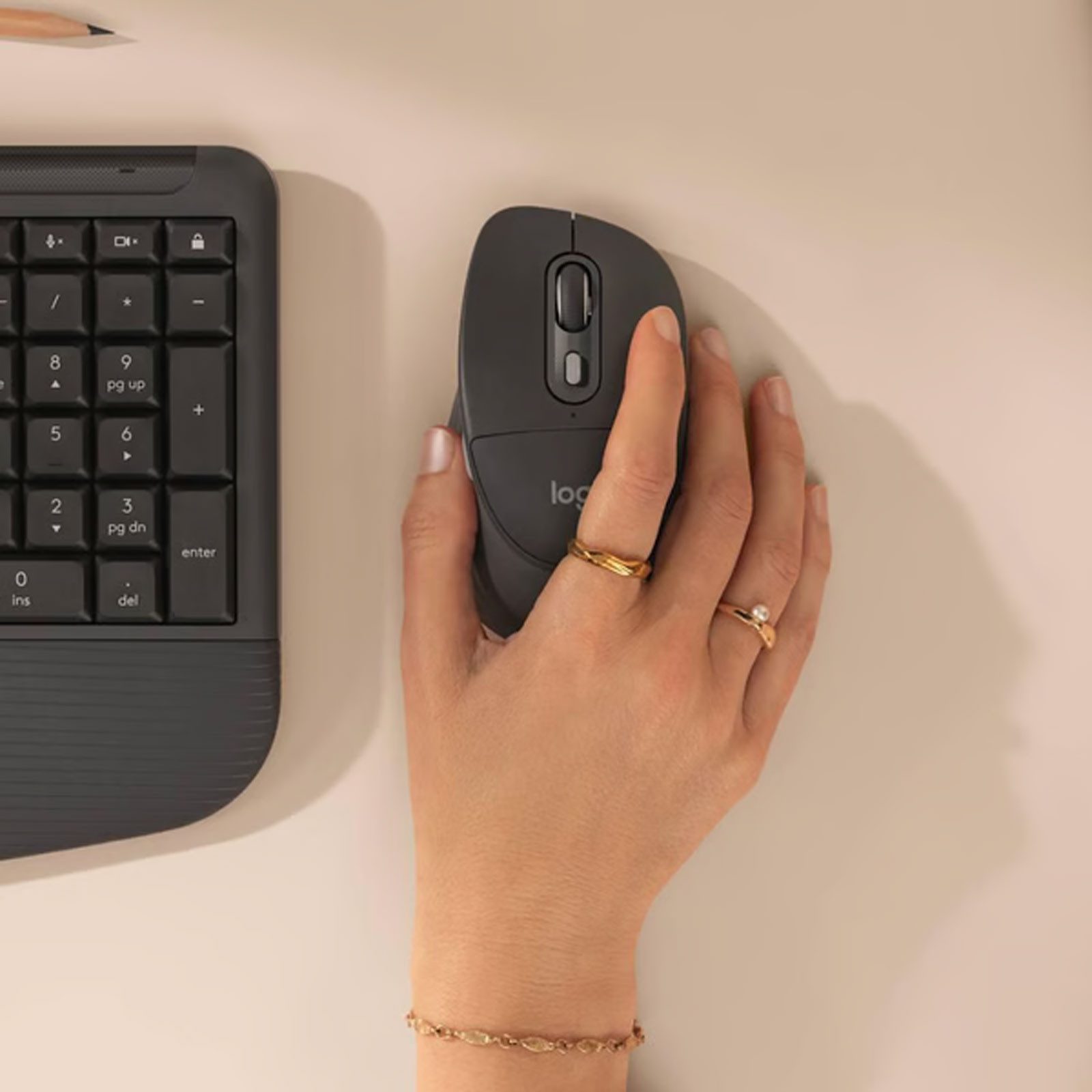 Logitech M850 LOFFWHITE Maus