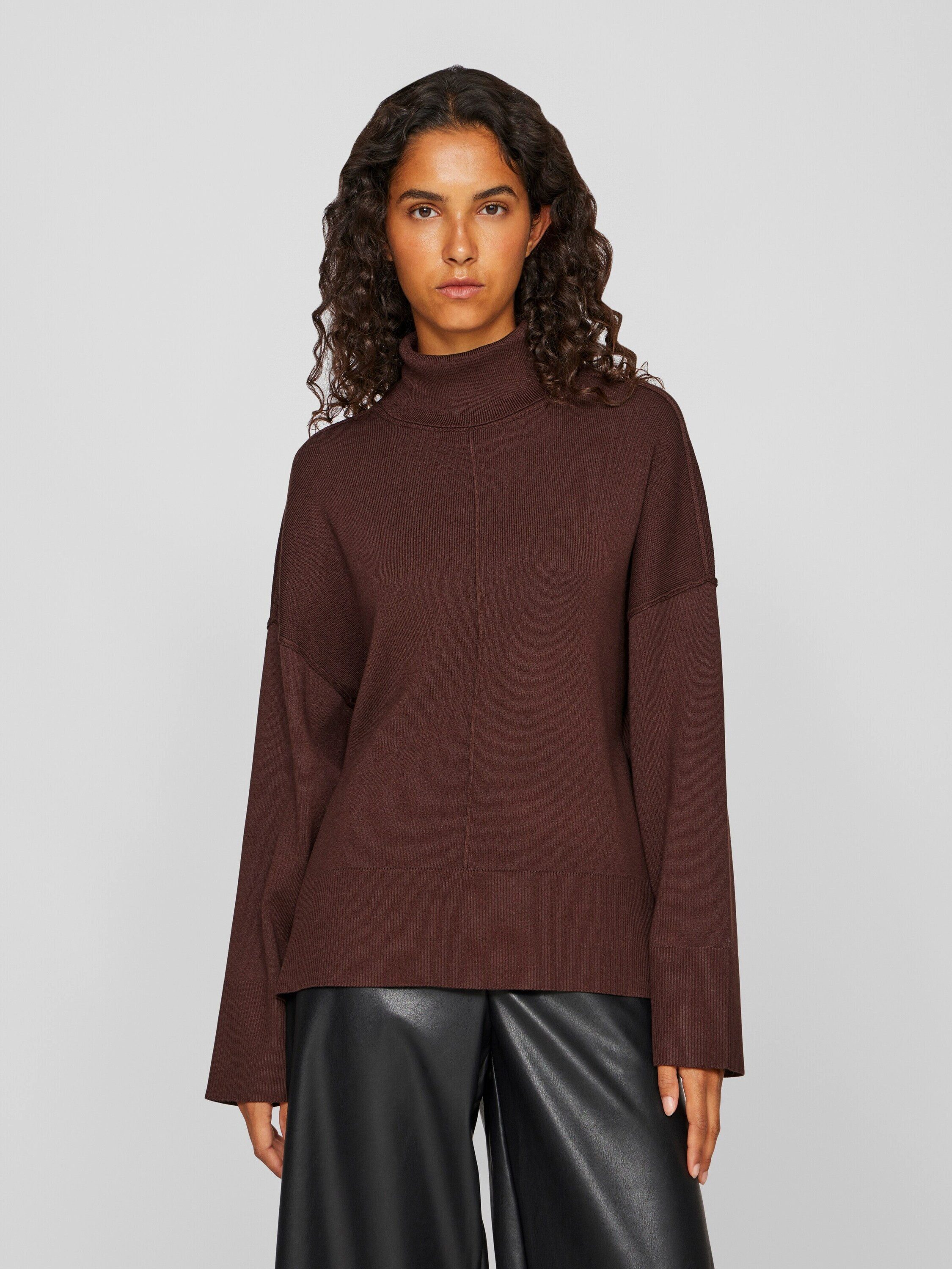 Vila Rollkragenpullover VIOSTRIA (1-tlg) Plain/ohne Details