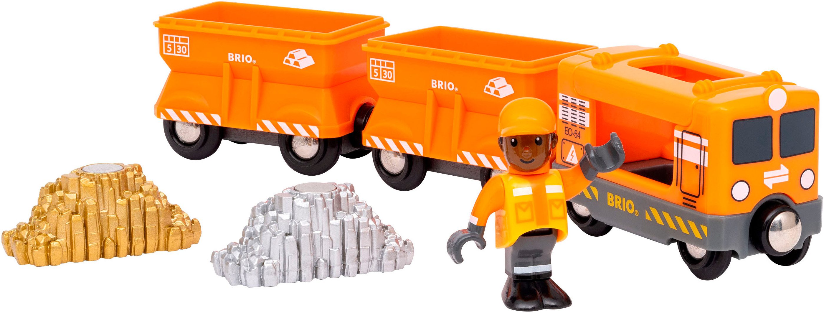 BRIO® Spielzeug-Eisenbahn BRIO® WORLD, Güterzug, (Set, 6-tlg), FSC® - schüt günstig online kaufen