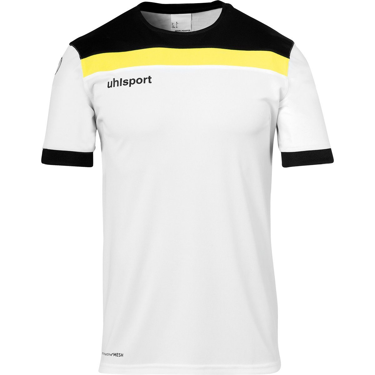 uhlsport (2-tlg) uhlsport OFFENSE SET Torwartbekleidung Sportanzug gelb 23 weiß/schwarz/fluo