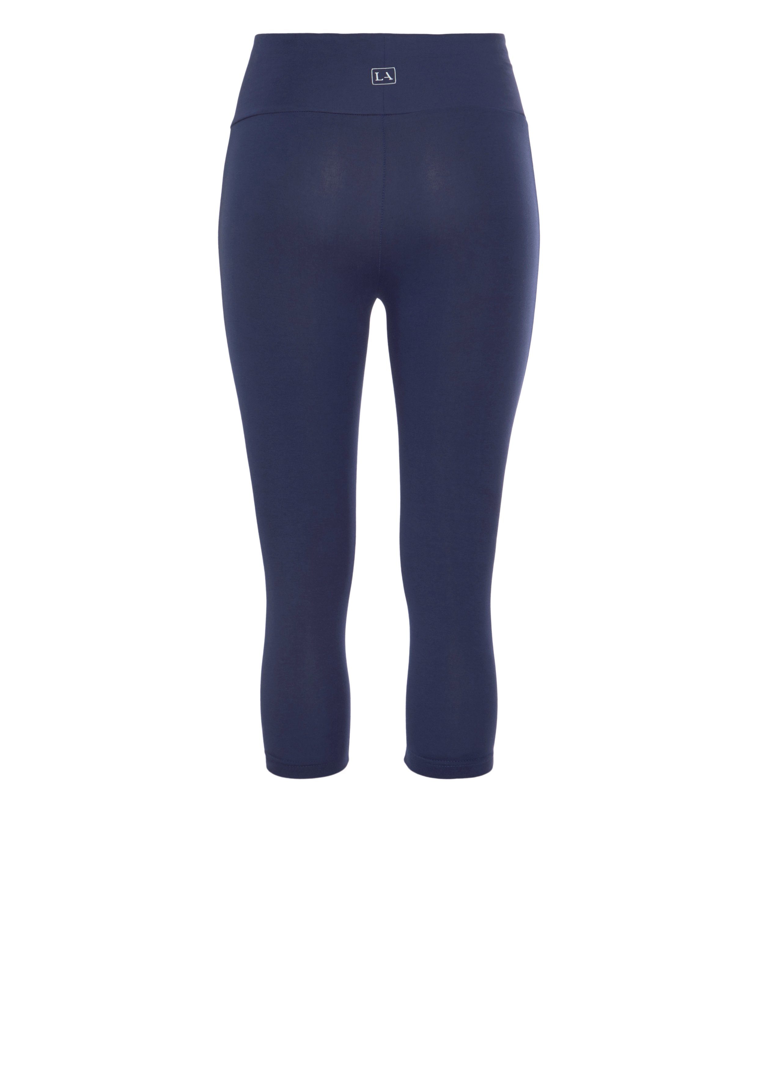 LASCANA Caprileggings mit breitem, weichen Bündchen