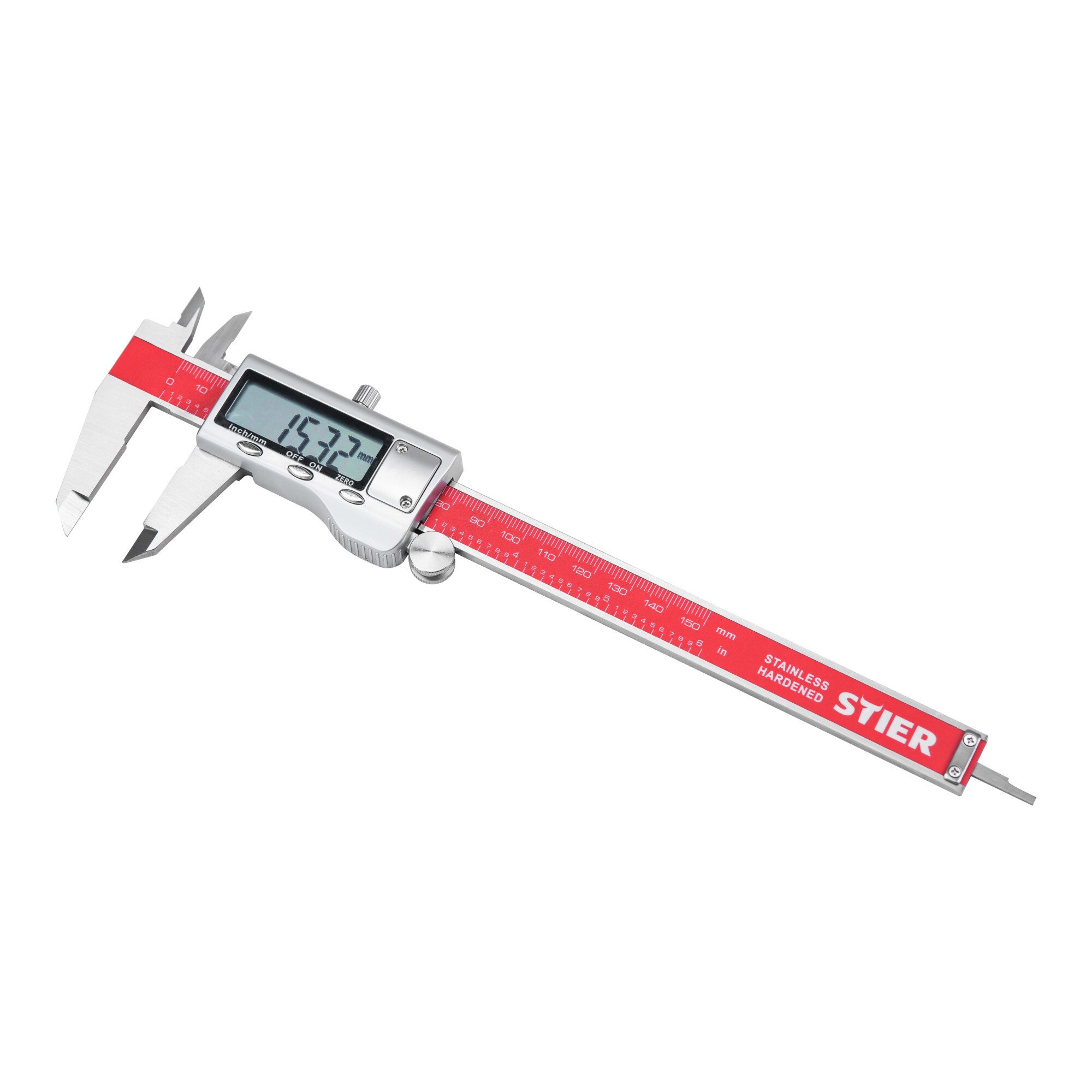 Stier Messschieber STIER Digitaler Messschieber Messbereich 150mm Schieblehre Tiefenmaß m
