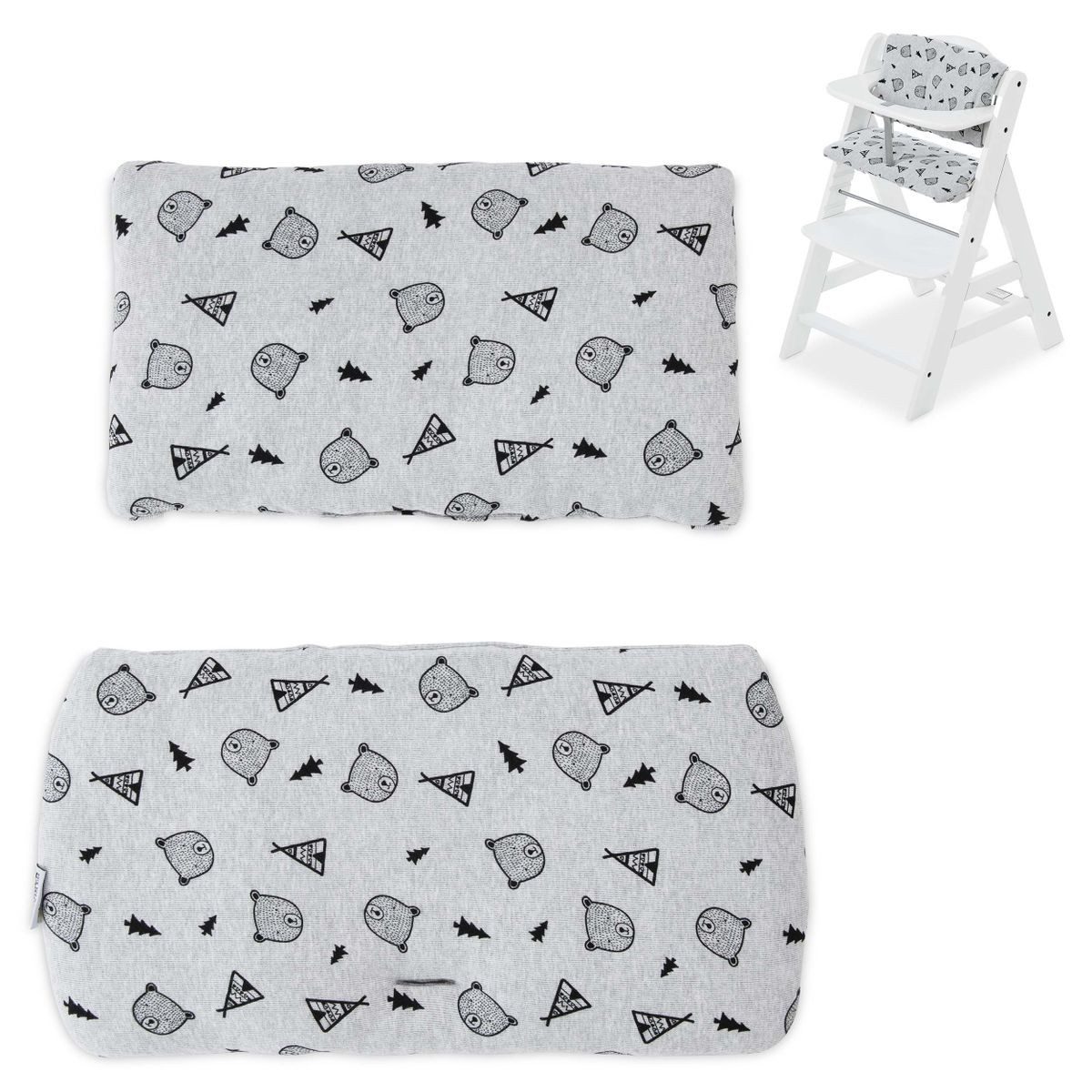 Hauck Hochstuhlauflage Deluxe - Nordic Grey, günstig online kaufen