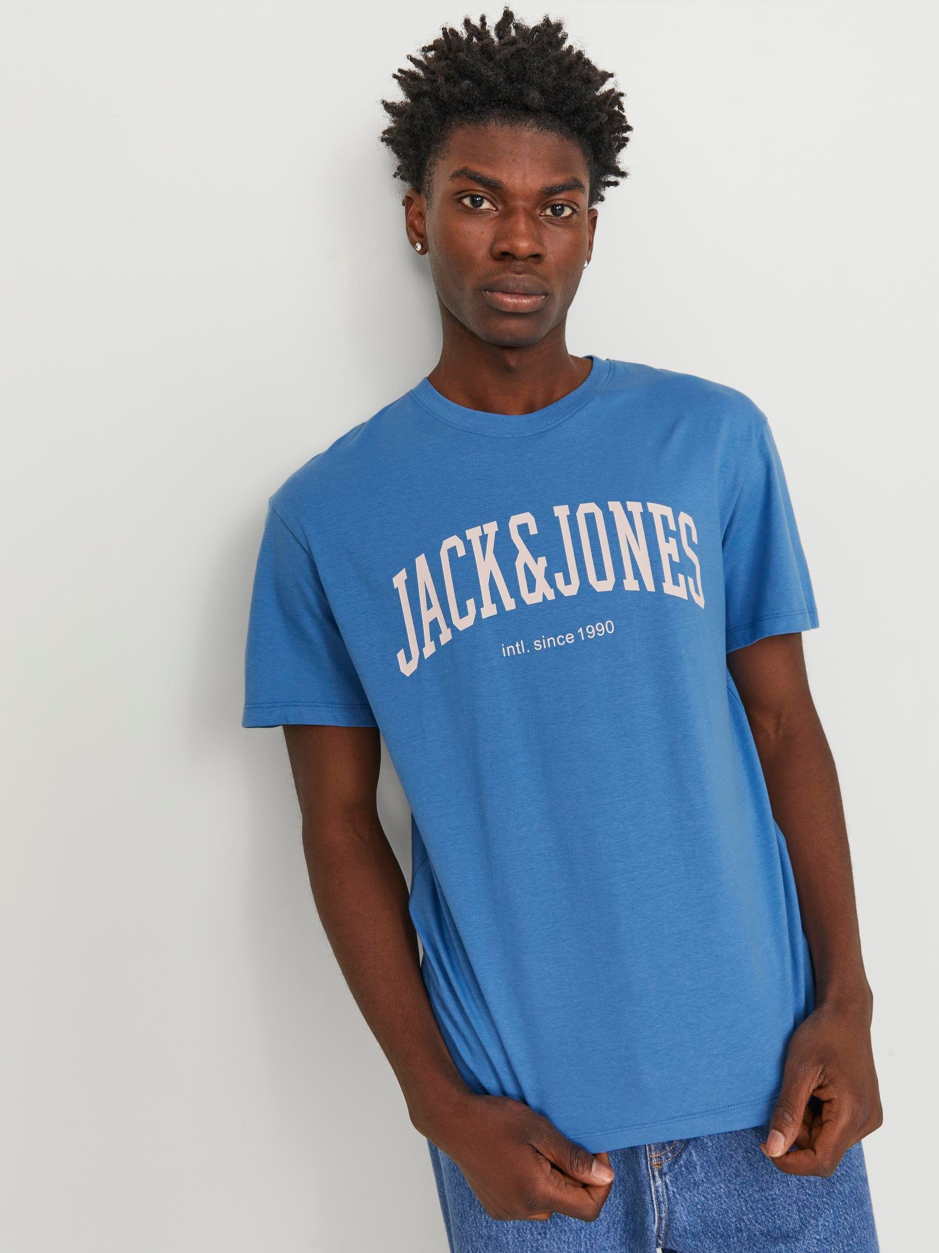 Jack & Jones Rundhalsshirt JJEJOSH TEE SS CREW NECK NOOS pacific coast | T-Shirts