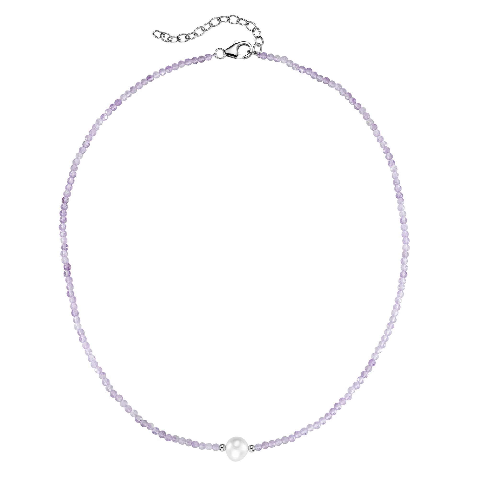 Smart Jewel Collier mit Stein-Kugeln + günstig online kaufen