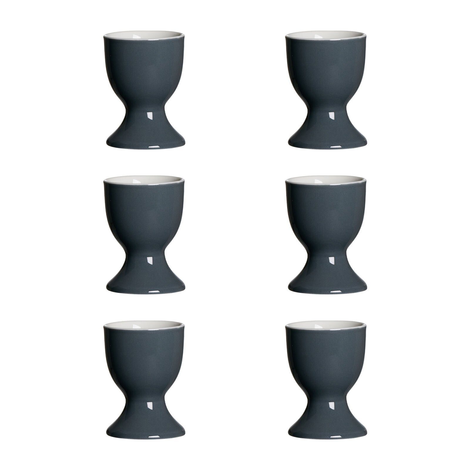 Ritzenhoff & Breker Eierbecher Doppio Eierbecher ø 5 cm 6er Set, (6er Set, 6-tlg., 6x Eierbecher)