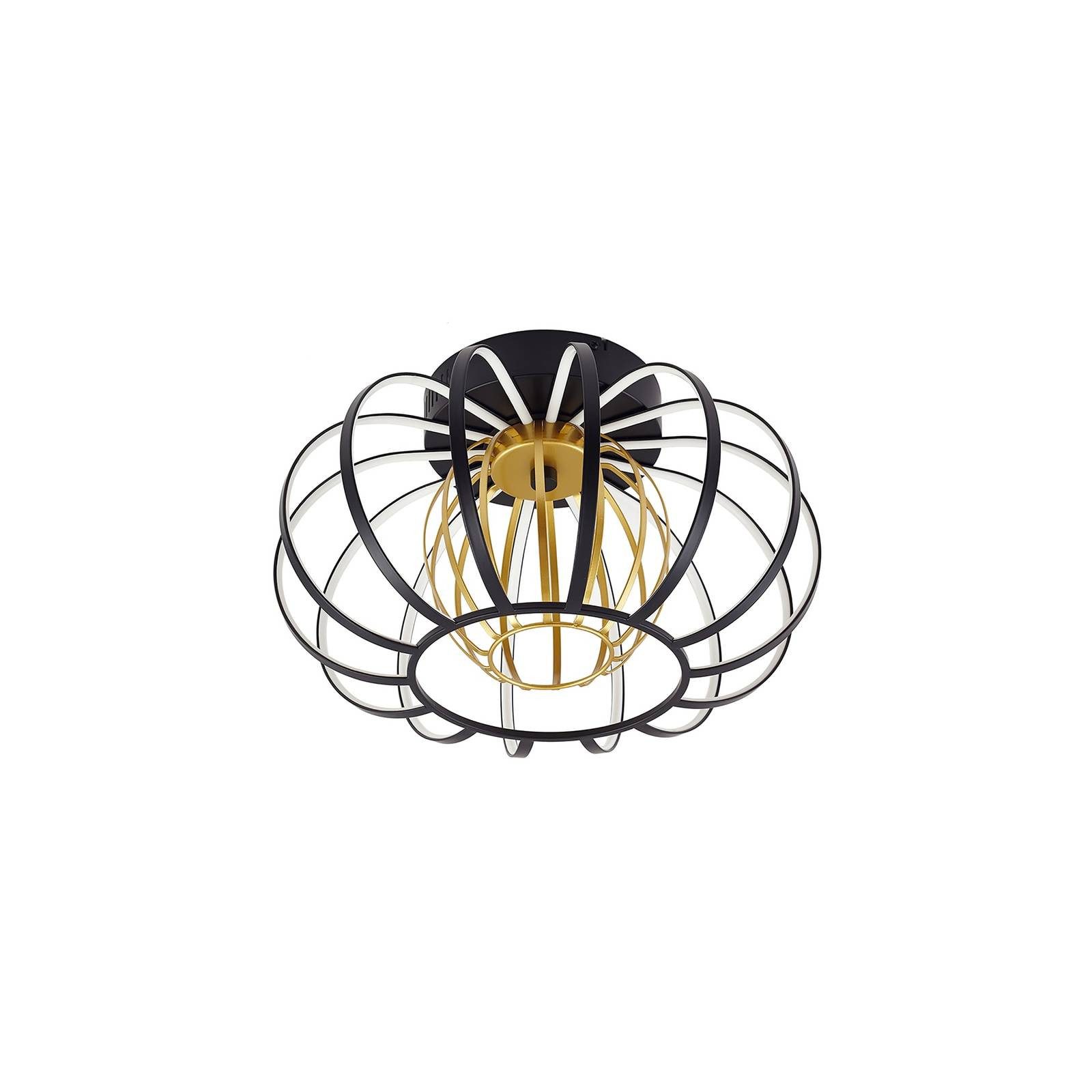 Lucande Deckenleuchten Birger, LED 33,8 W gesamt, warmweiß