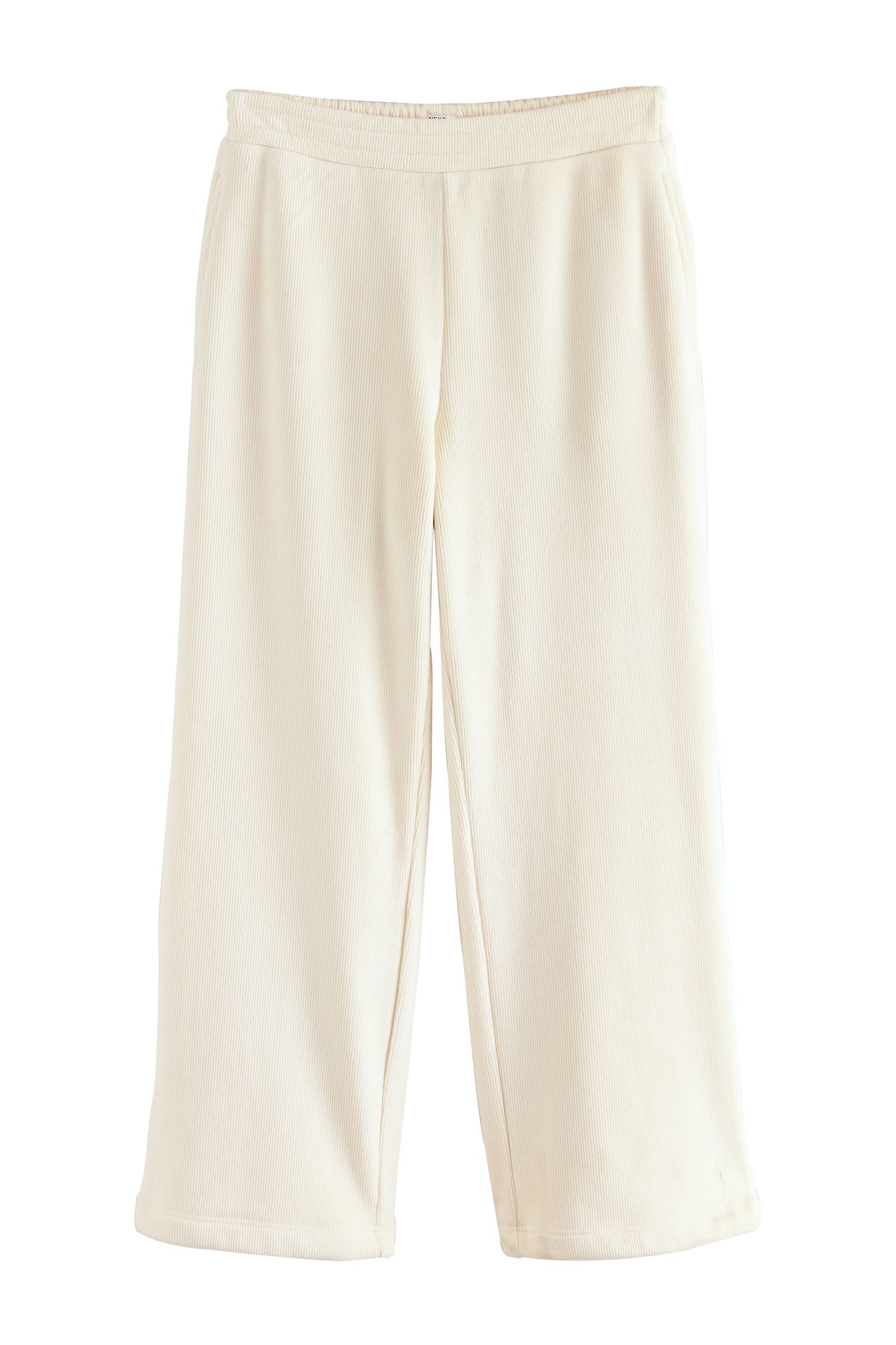 Loungehose Gemütliche Cordhose mit weitem Bein