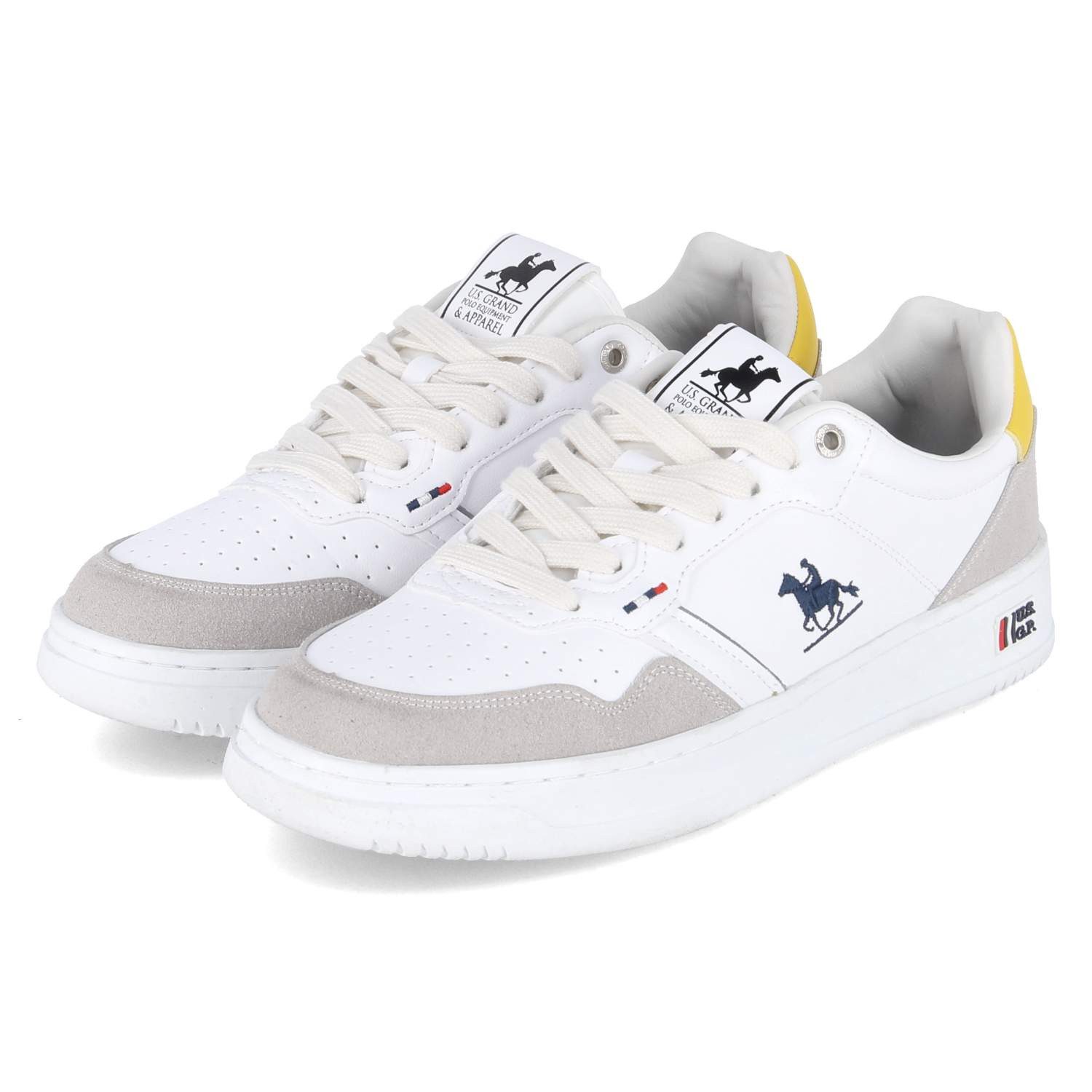 U.S. GRAND POLO U.S. Grand Polo GPM514223-1090 SP Herren Textil & Synthetik weiss Schnürschuh