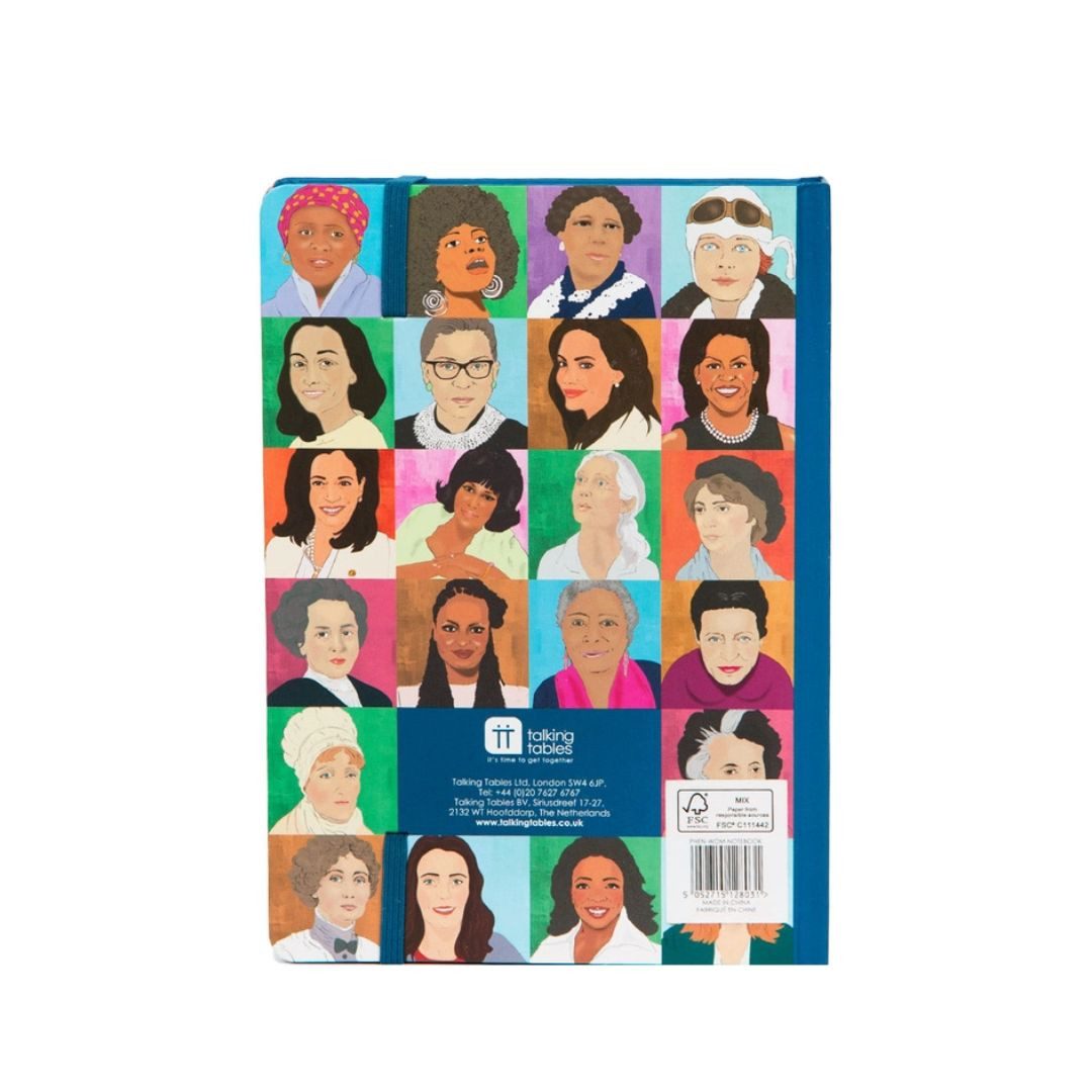 suebidou Notizbuch Phänomenales Notizbuch für Damen Porträts inspirierender Frauen, liniert mit illustriertem Cover