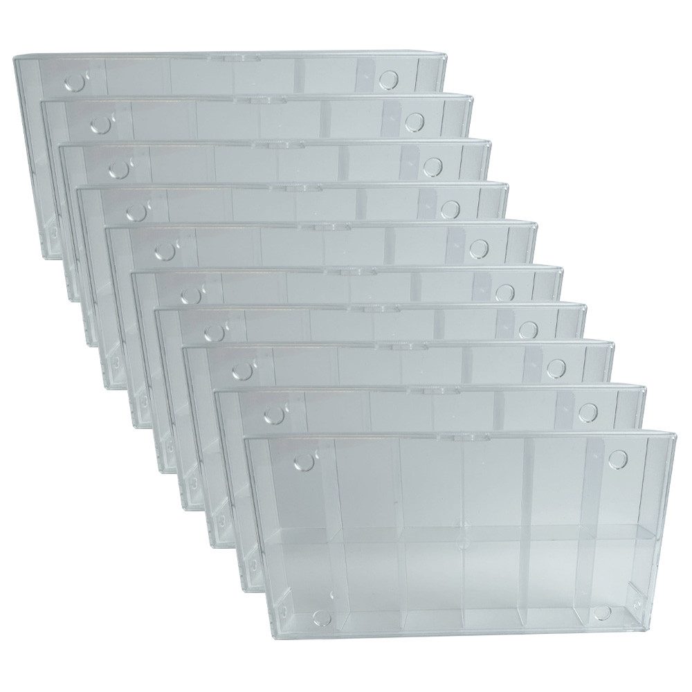 collect-it.de MY HOME OF CARDS + TOYS Aufbewahrungsbox 10 Sortierkästen 12-fach transparent-