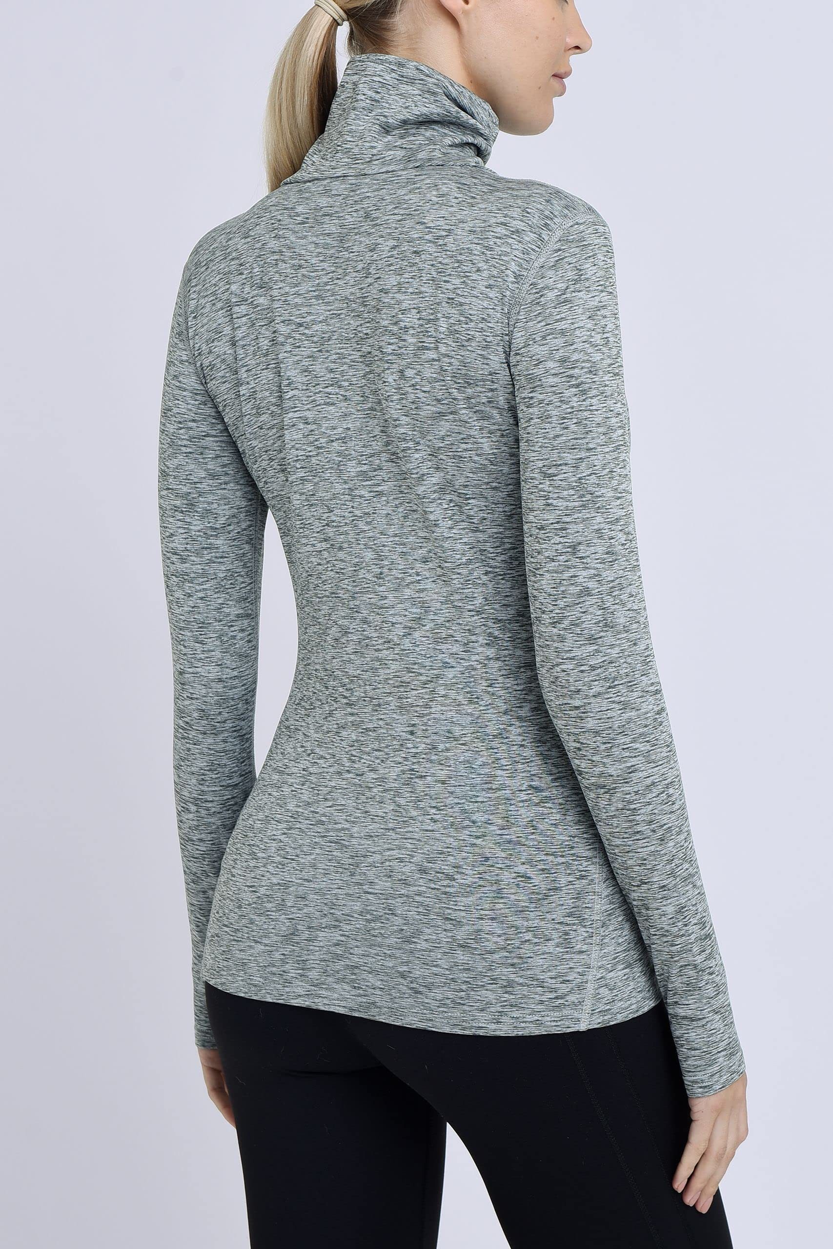 TCA Trainingsshirt TCA Damen Winter Laufshirt Langarm mit Reißverschluss - günstig online kaufen