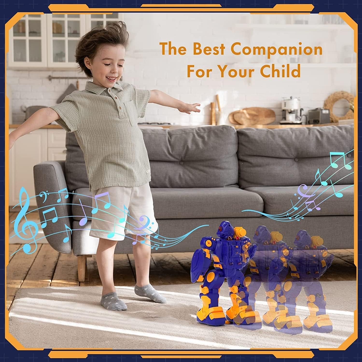 Esun Roboter Kinder Roboter Spielzeug mit 2,4-GHz laufender Tanzroboter Bla günstig online kaufen