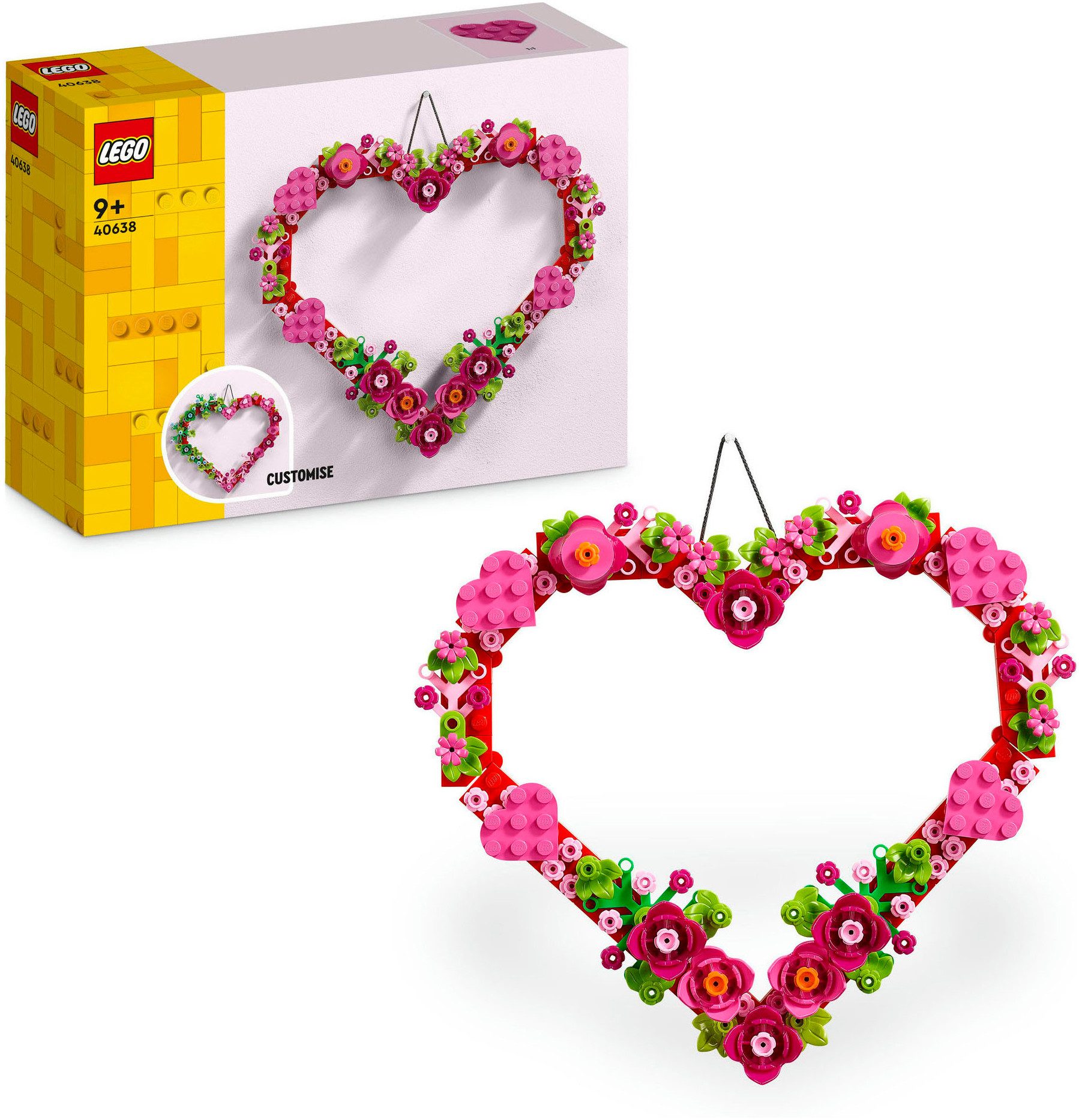 LEGO® Herz-Deko (40638), LEGO Iconic Konstruktionsspielsteine, (254 St), Ma günstig online kaufen