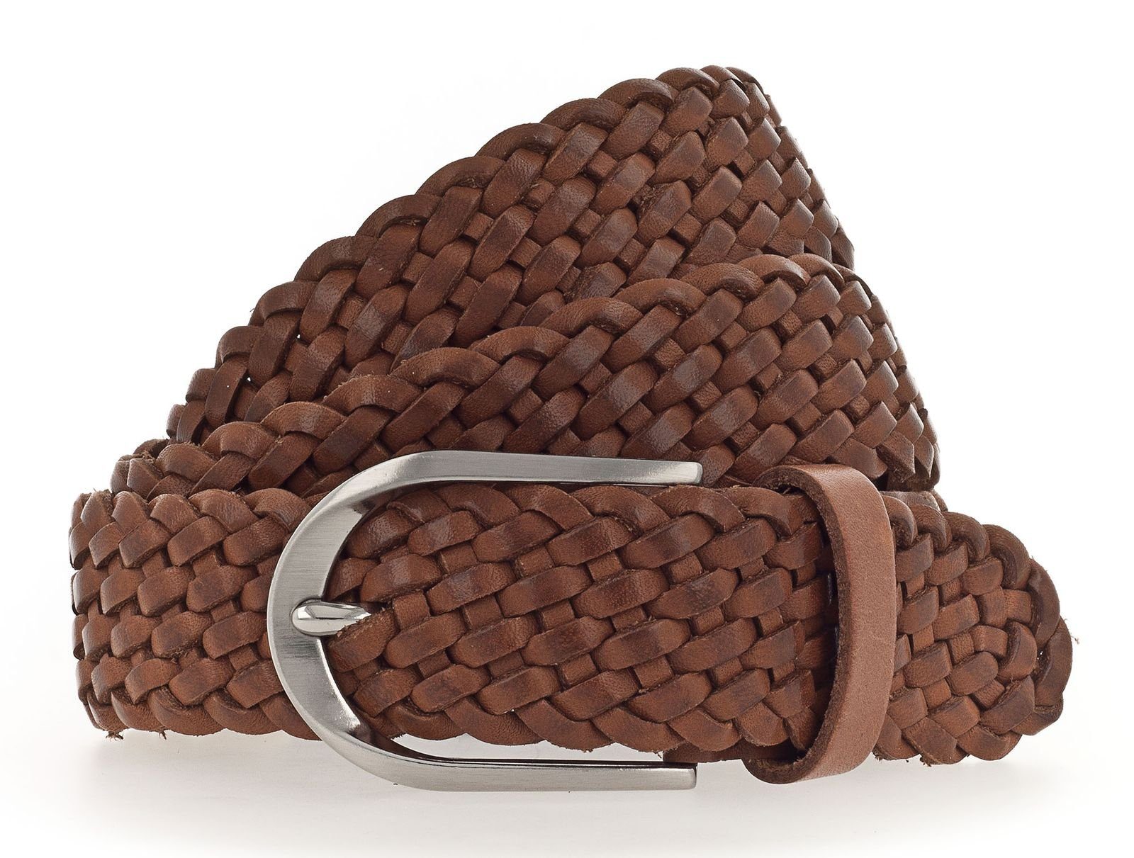 Vanzetti Ledergürtel Braided Women's Leather Belt aus echtem Leder