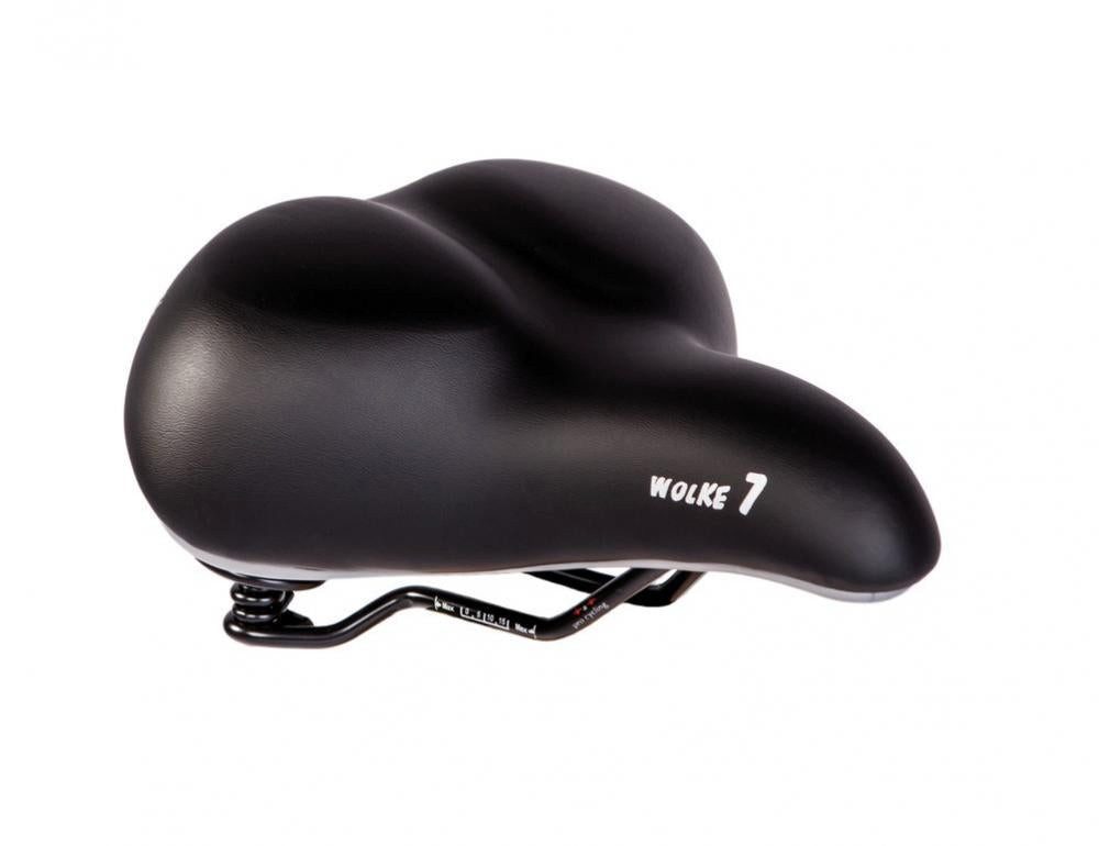 P&P Bequemsattel Fahrradsattel P&P Bequemsattel Wolke7 605 schwarz, Uni, 240x210mm