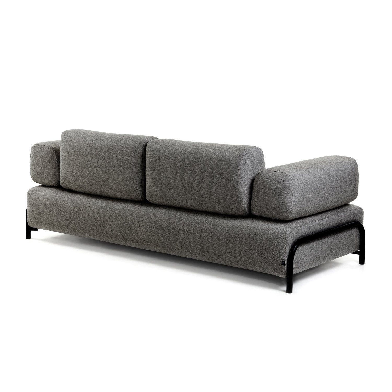 Sofa dunkelgrau 232cm Couch Compo 3-Sitzer Natur24 Sofa